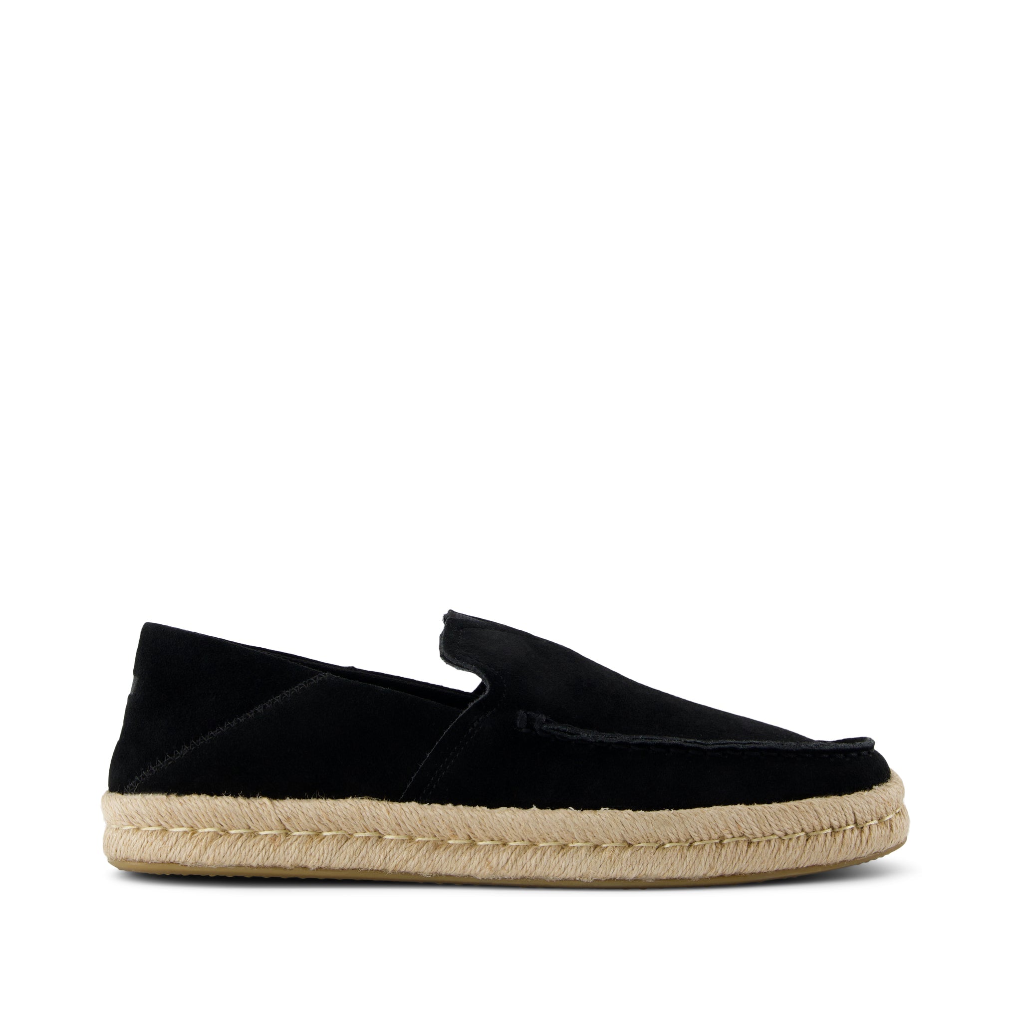 Alonso Rope Loafer Black Suede