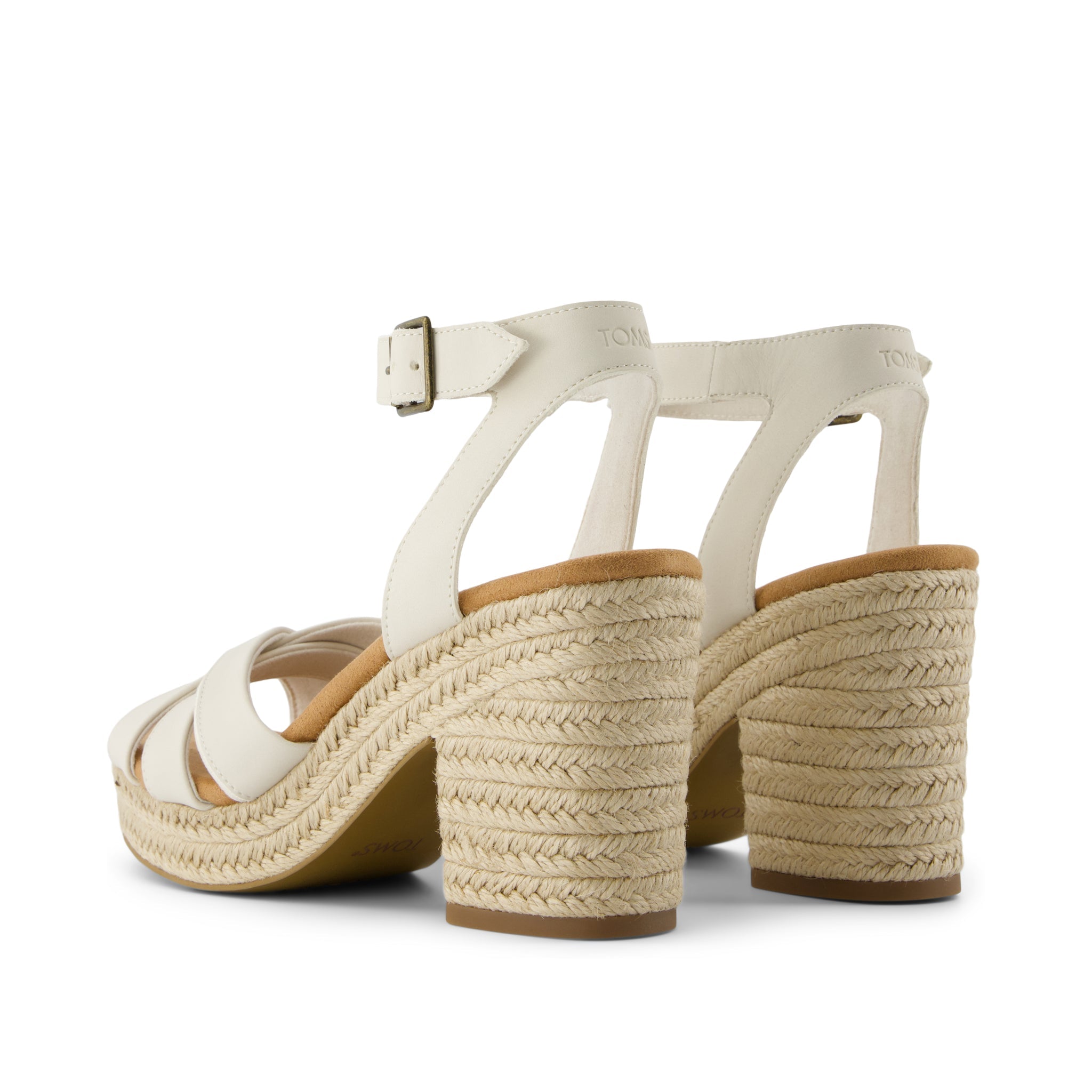 Majorca Rope Strappy Platform Sandal Light Sand Leather - Image 5