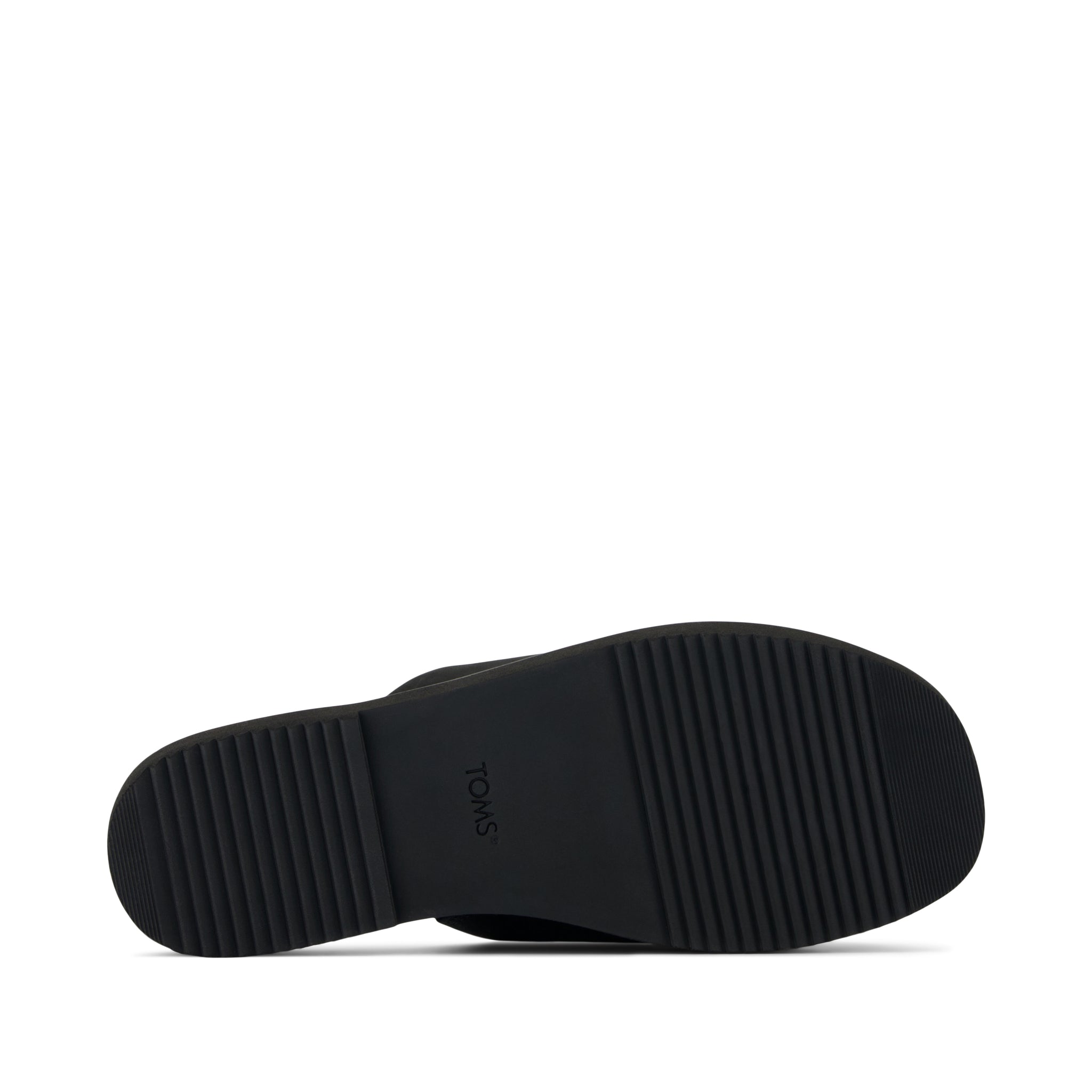 Mae Crossover Slide Sandal Black Leather - Image 4