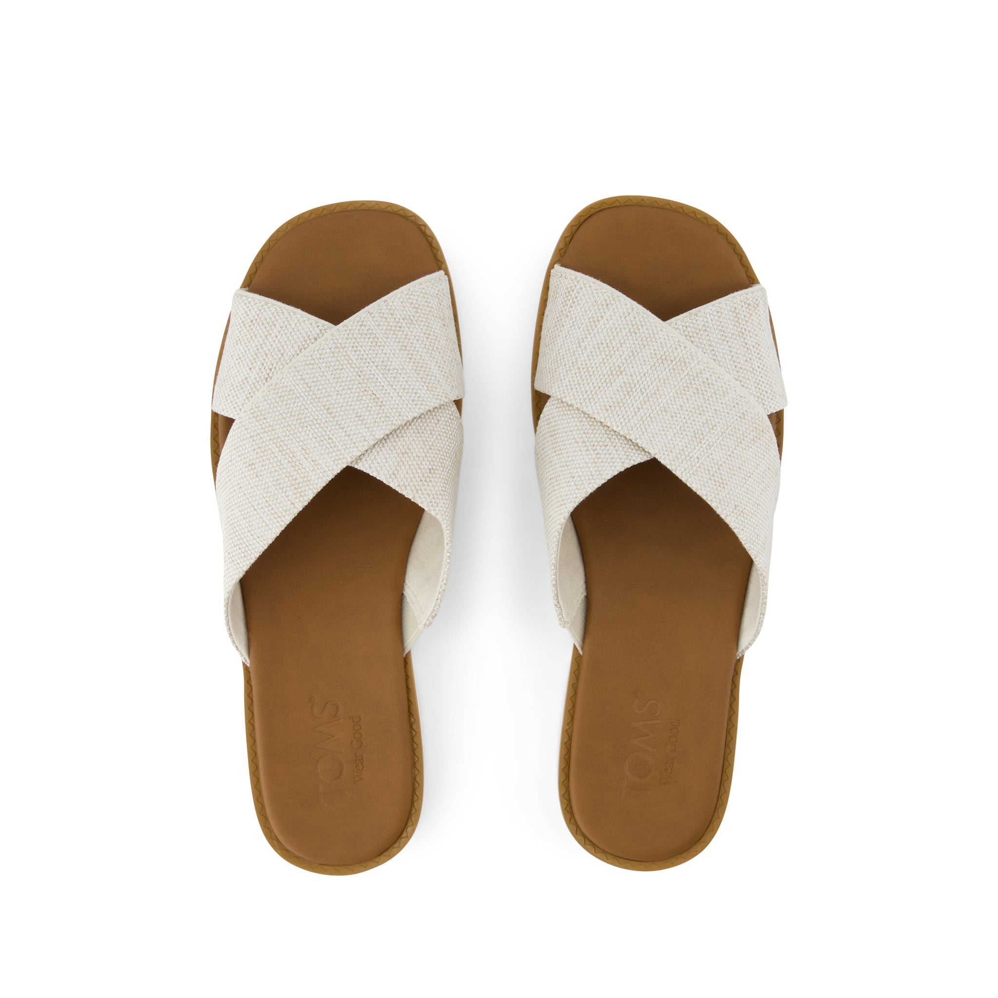 Mae Crossover Slide Sandal Natural Yarn Dye - Image 7