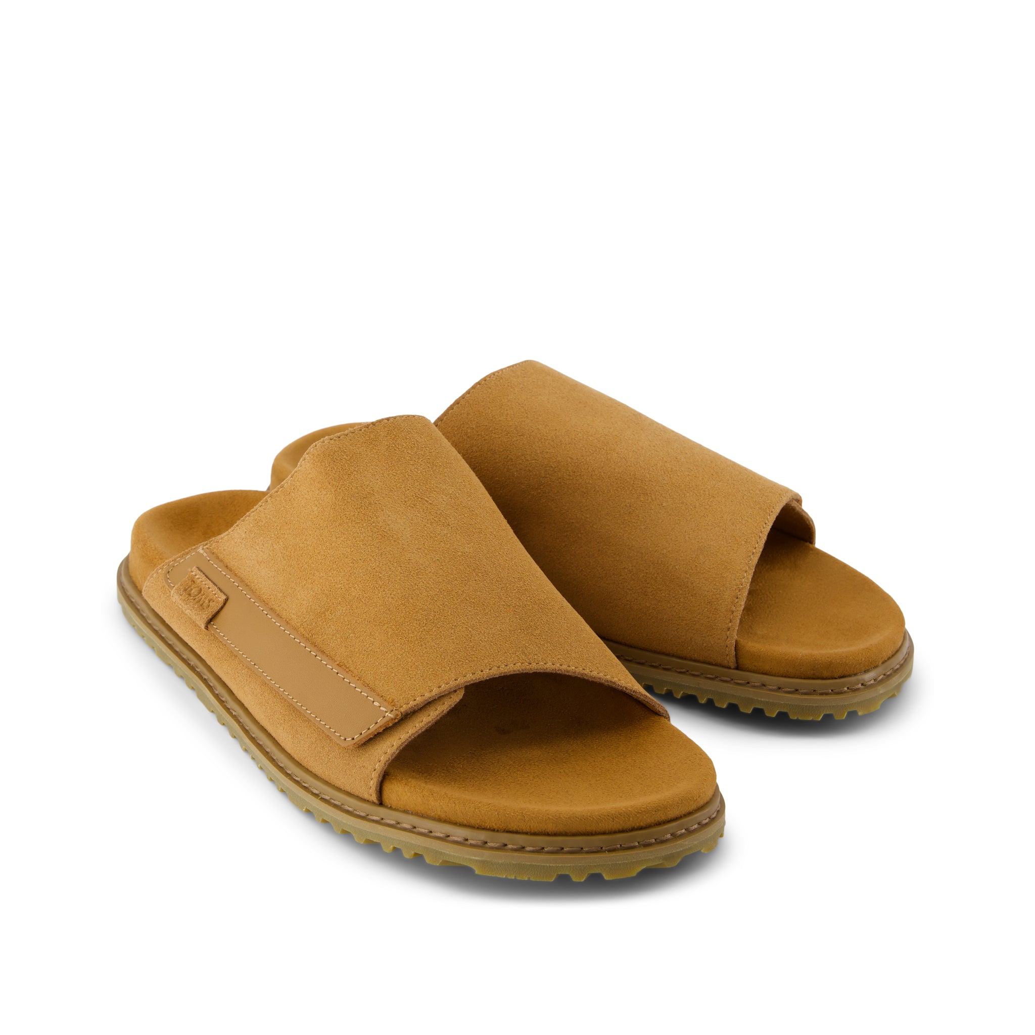 Danilo Slide Sandal Tan Suede - Image 4