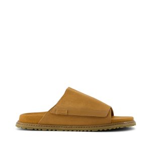 Danilo Slide Sandal Tan Suede