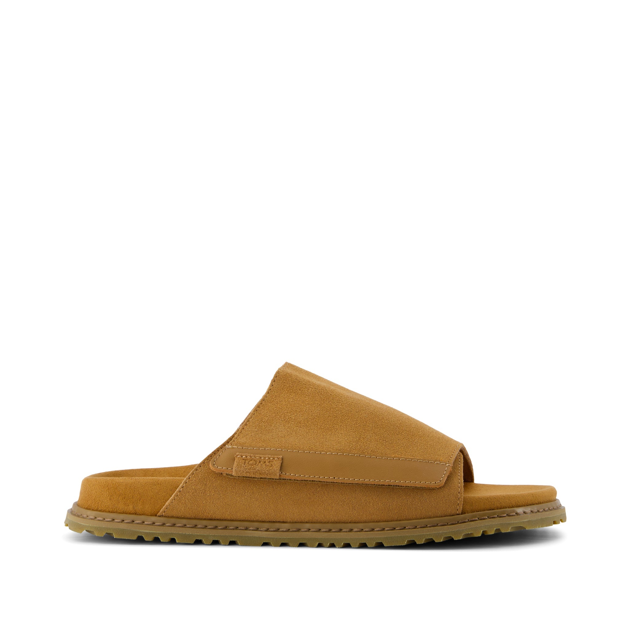 Danilo Slide Sandal Tan Suede
