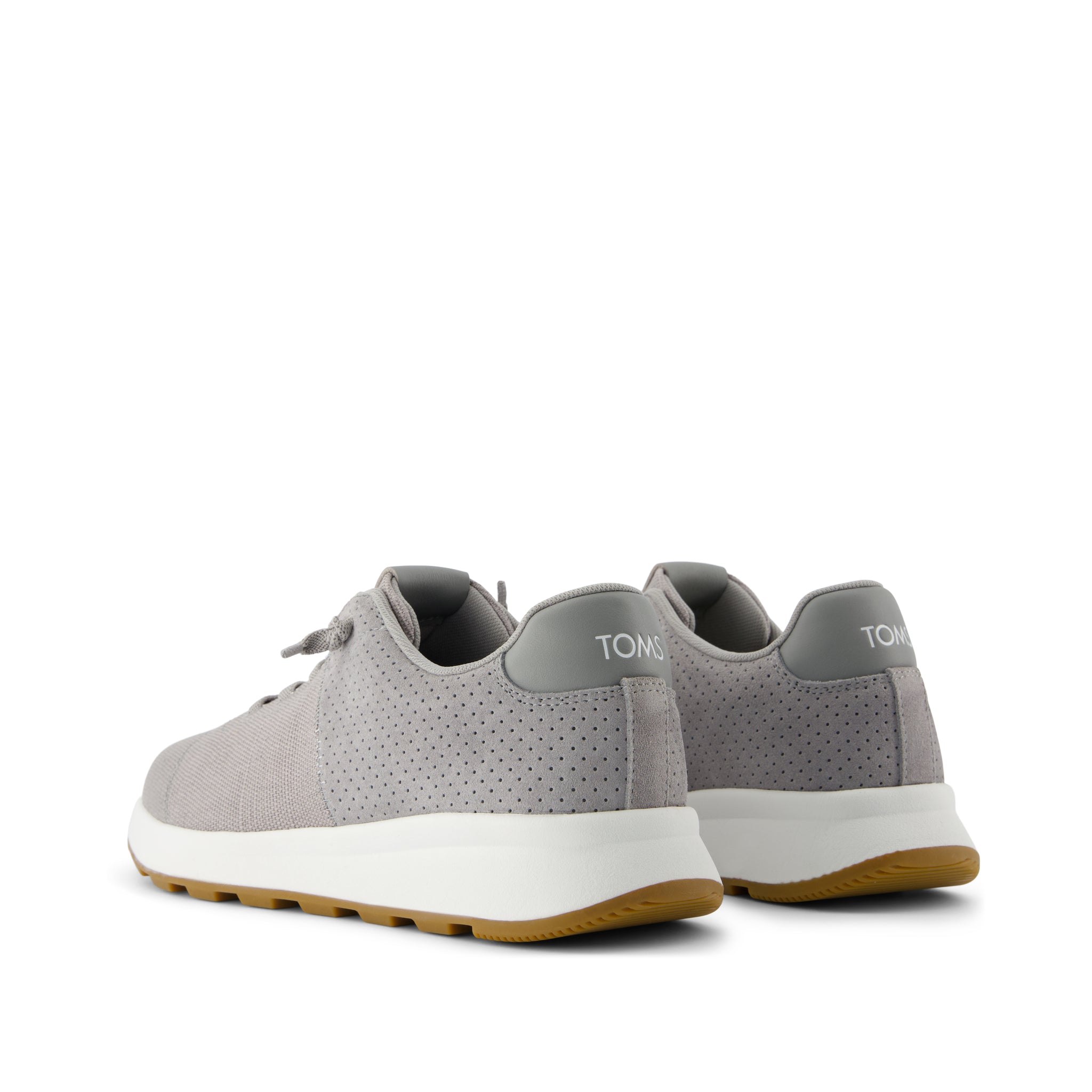 Trvl Lite Cabrillo Water Repellent Drizzle Grey Legacy Canvas And Perforated Suede Mens Sneaker - Image 4
