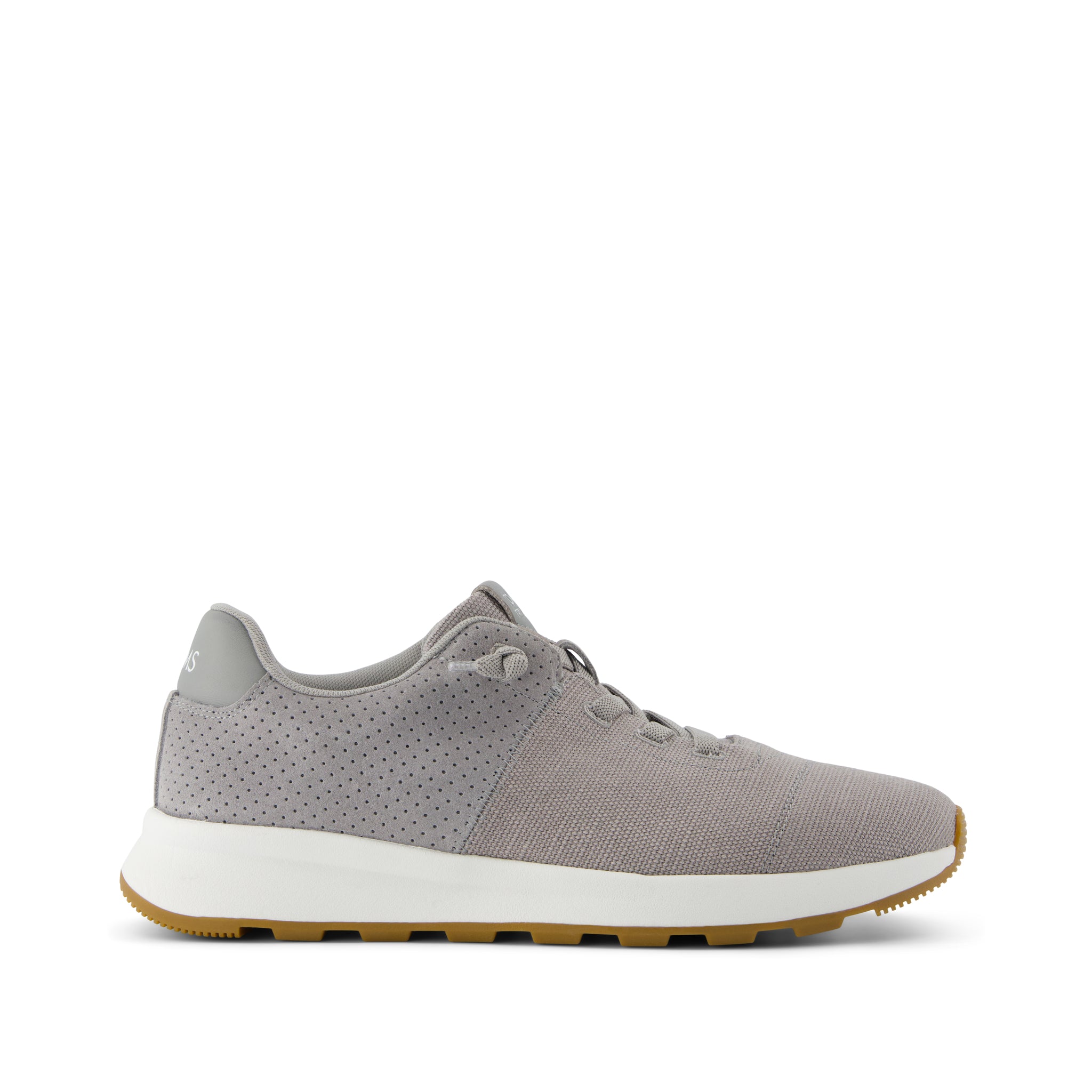 Trvl Lite Cabrillo Water Repellent Drizzle Grey Legacy Canvas And Perforated Suede Mens Sneaker