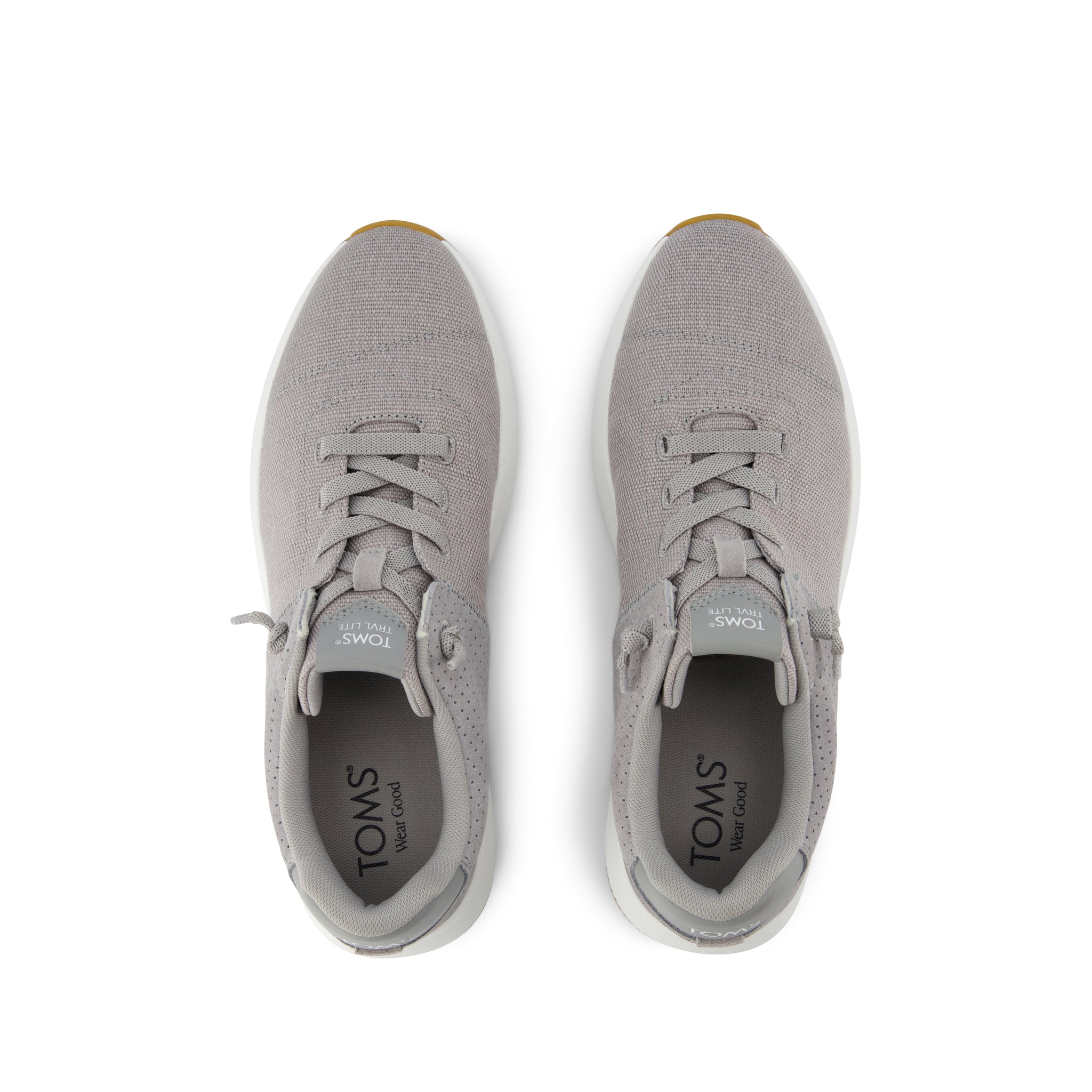 Trvl Lite Cabrillo Water Repellent Drizzle Grey Legacy Canvas And Perforated Suede Mens Sneaker - Image 6