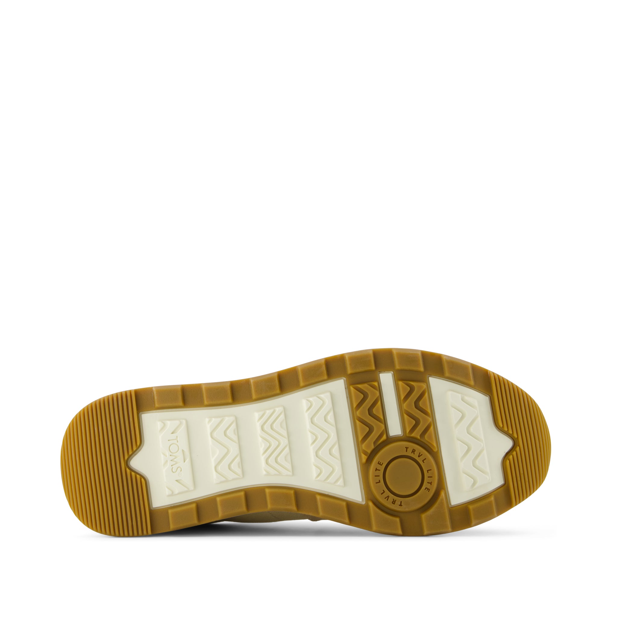 TRVL LITE Retro Runner Water Repellent Almond Twill and Leather Sneaker - Image 5