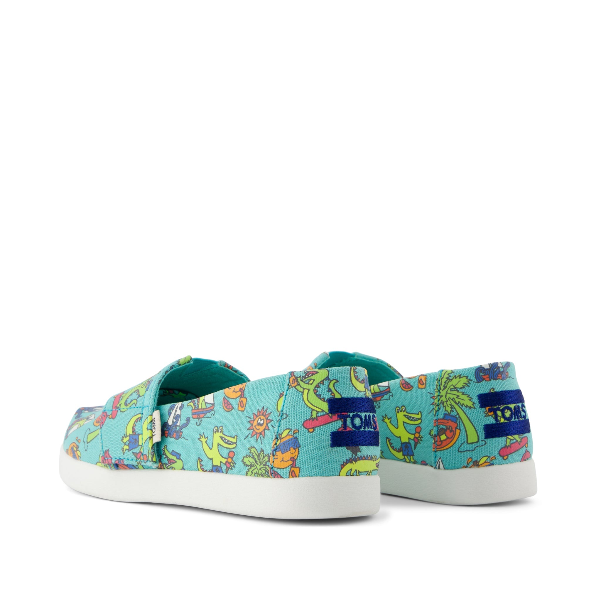Alpargata Classic Kids Shoe Aqua Glow in the Dark Miami Alligators - Image 3
