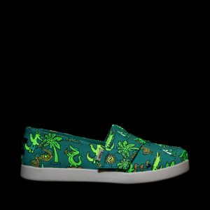 Alpargata Classic Kids Shoe Aqua Glow in the Dark Miami Alligators