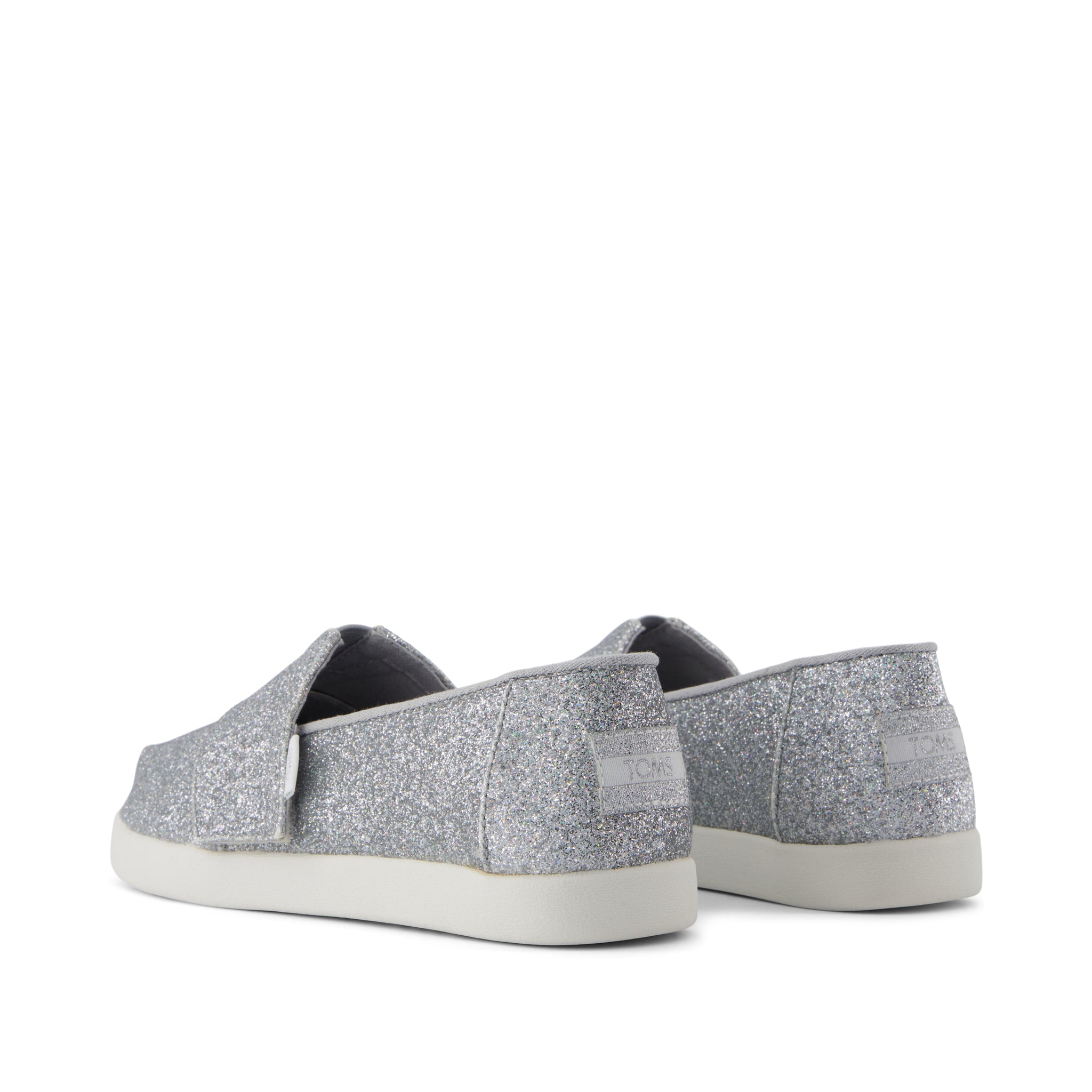 Alpargata Classic Kids Shoe Silver Iridescent Glimmer - Image 3
