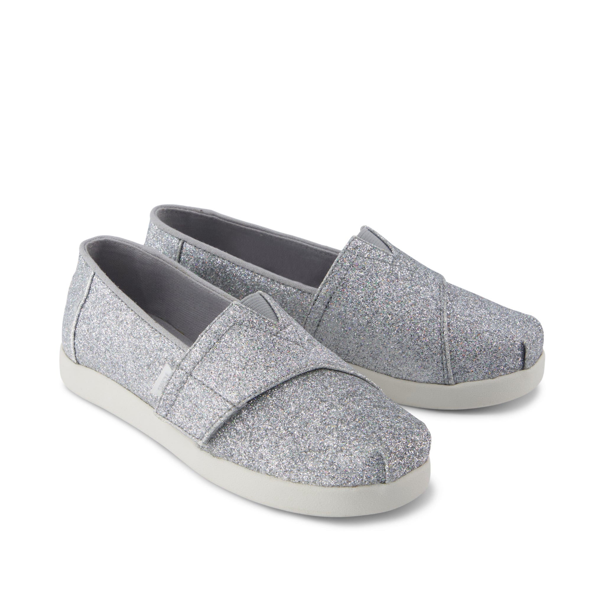Alpargata Classic Kids Shoe Silver Iridescent Glimmer - Image 2