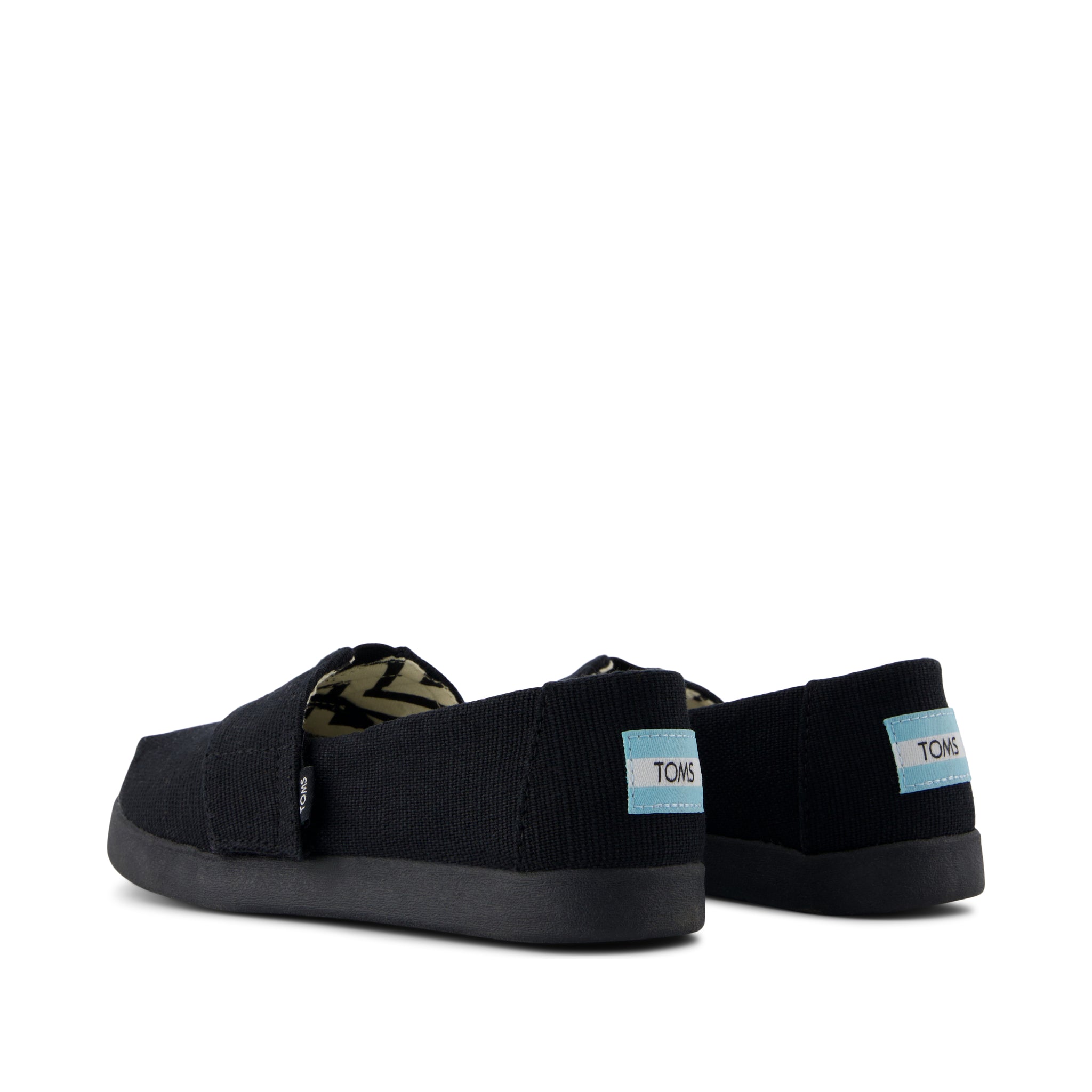 Alpargata Classic Kids Shoe Black and Black Heritage Canvas - Image 3