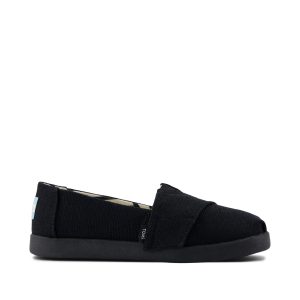 Alpargata Classic Kids Shoe Black and Black Heritage Canvas
