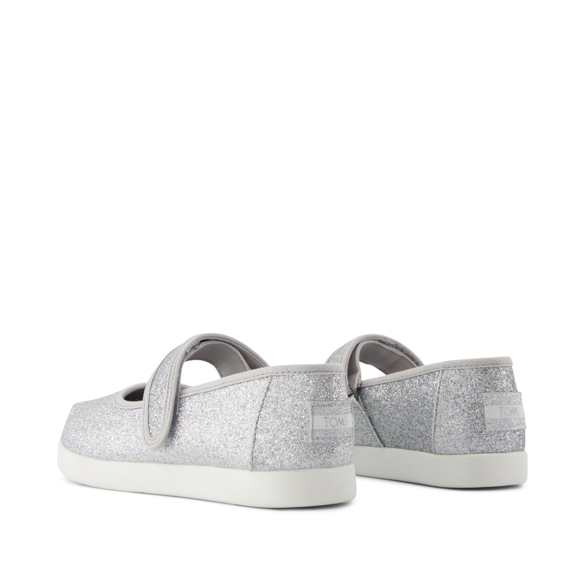 Nora Mary Jane Kids Shoe Silver Iridescent Glimmer Kids Shoe - Image 3