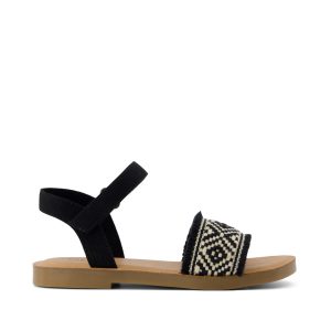 Remi Ankle Strap Kids Sandal Black Diamond Global Strap