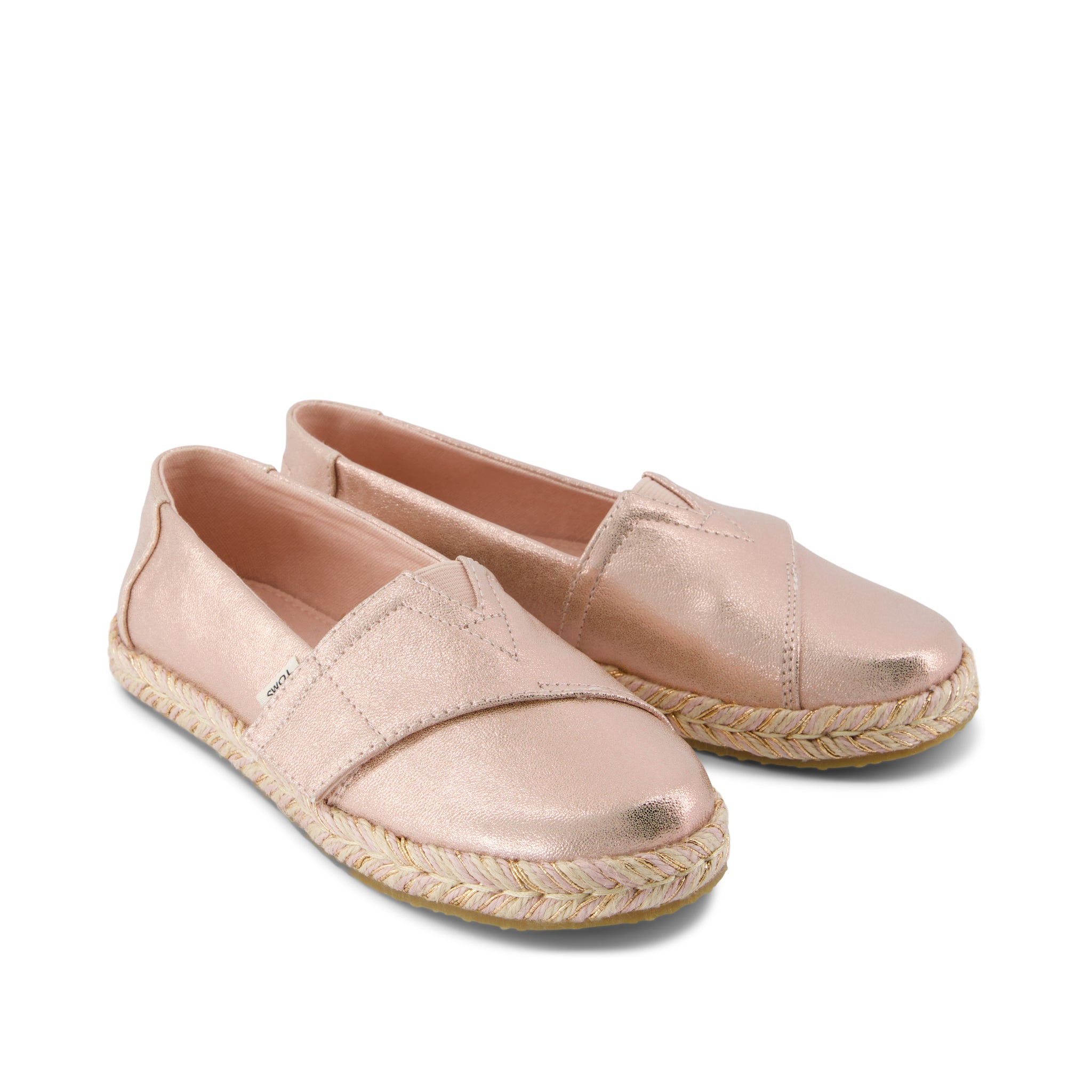 Alpargata Rope 2.0 Kids Espadrille Pale Rose Metallic Iridescent PU - Image 2