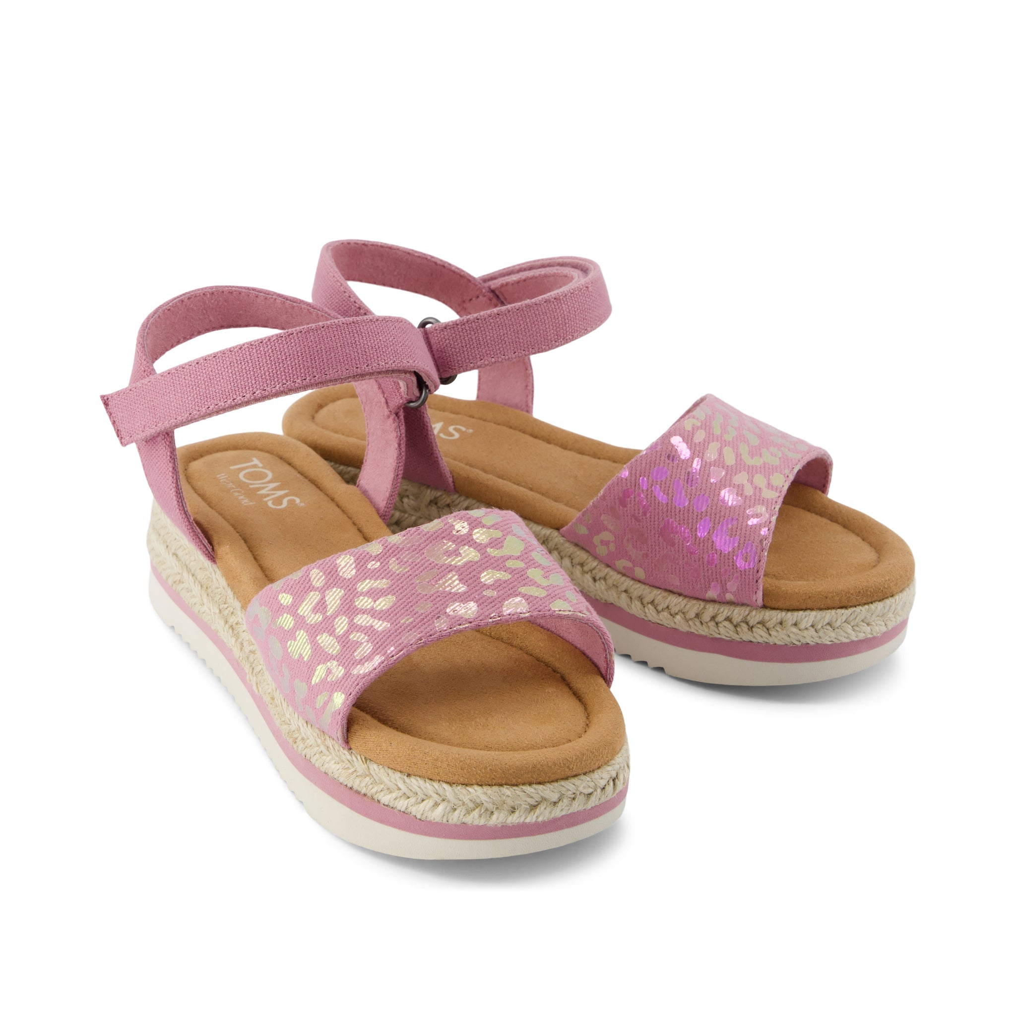 Diana Kids Sandal Cosmic Pink Iridescent Leopard - Image 3