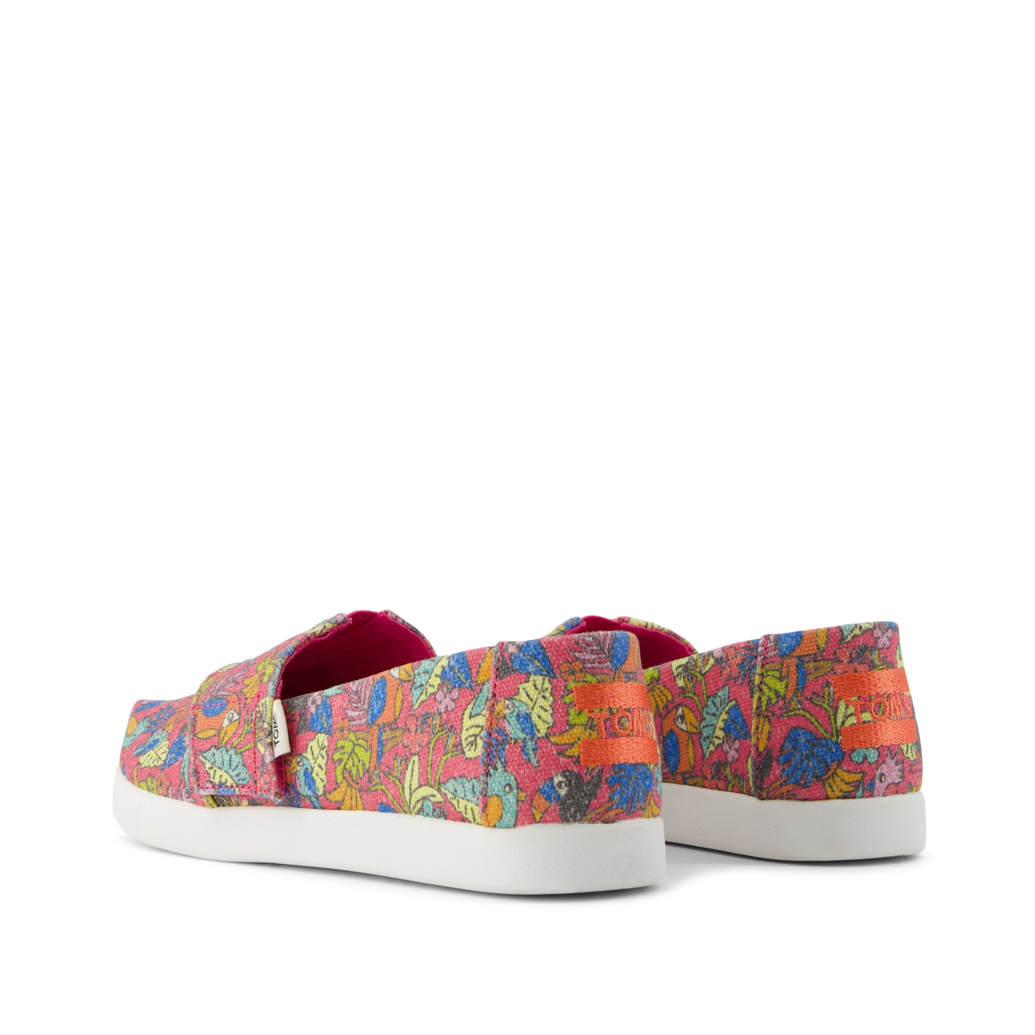 Alpargata Classic Kids Shoe Fuchsia Birds of Paradise Print - Image 3