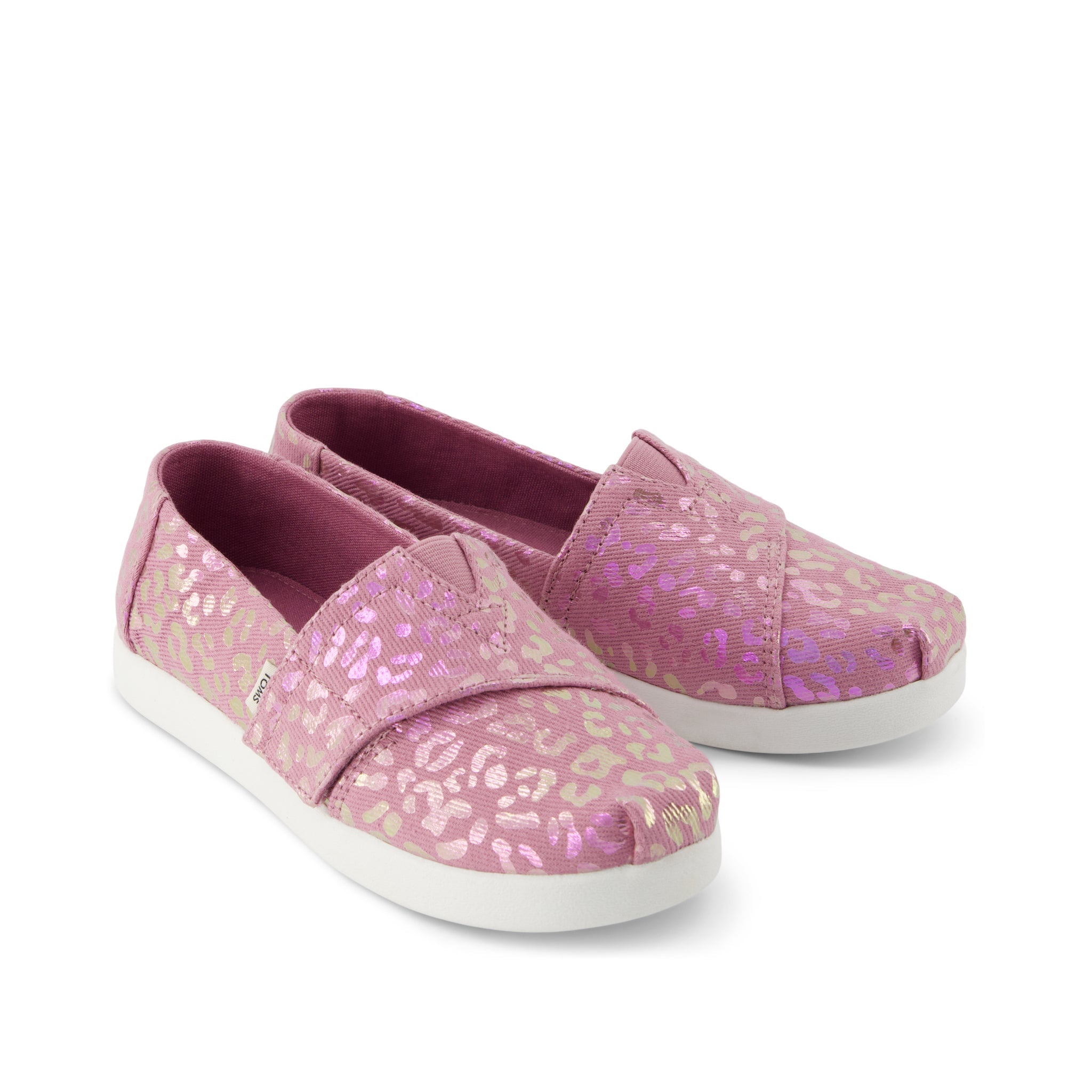 Alpargata Classic Kids Shoe Cosmic Pink Iridescent Leopard - Image 2