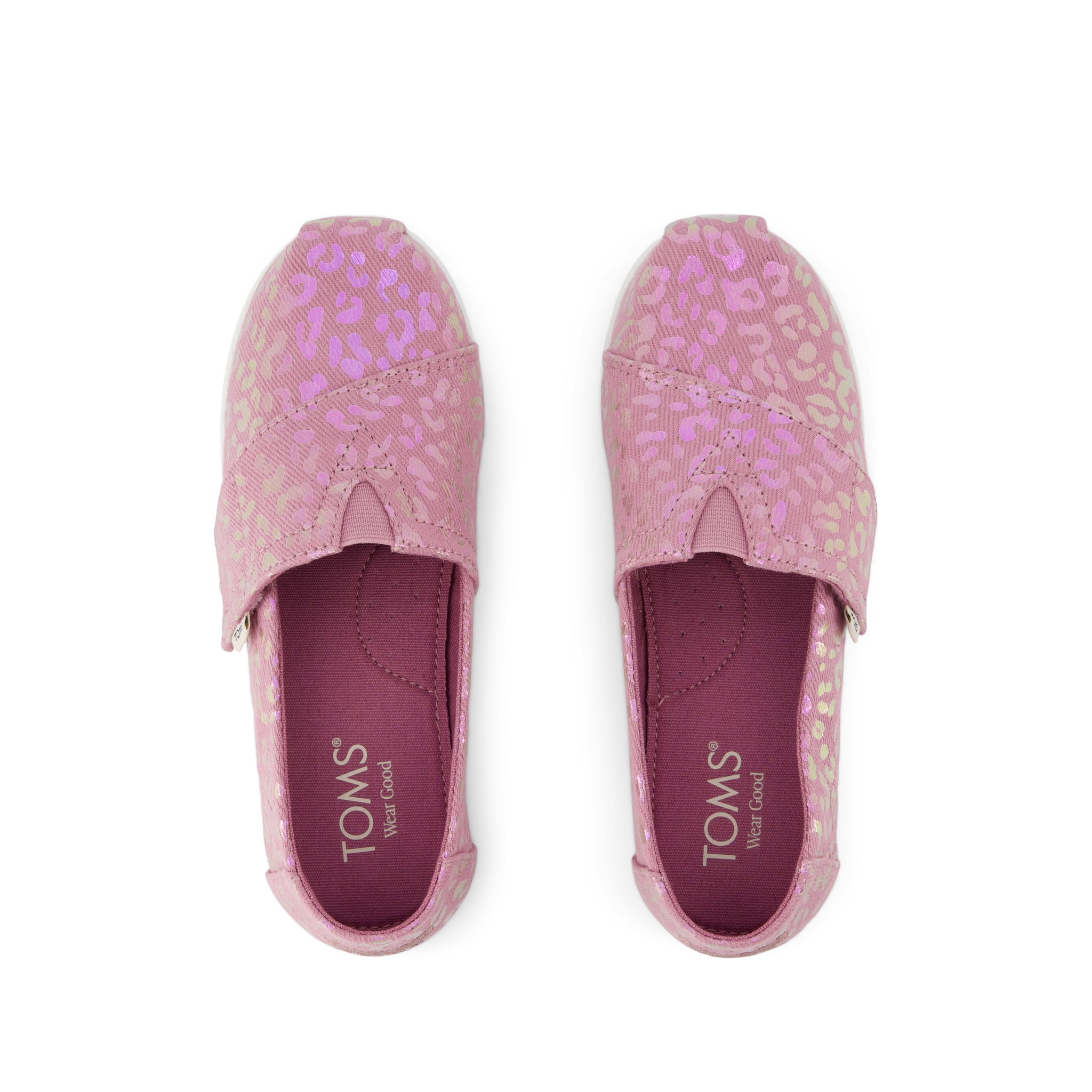Alpargata Classic Kids Shoe Cosmic Pink Iridescent Leopard - Image 5