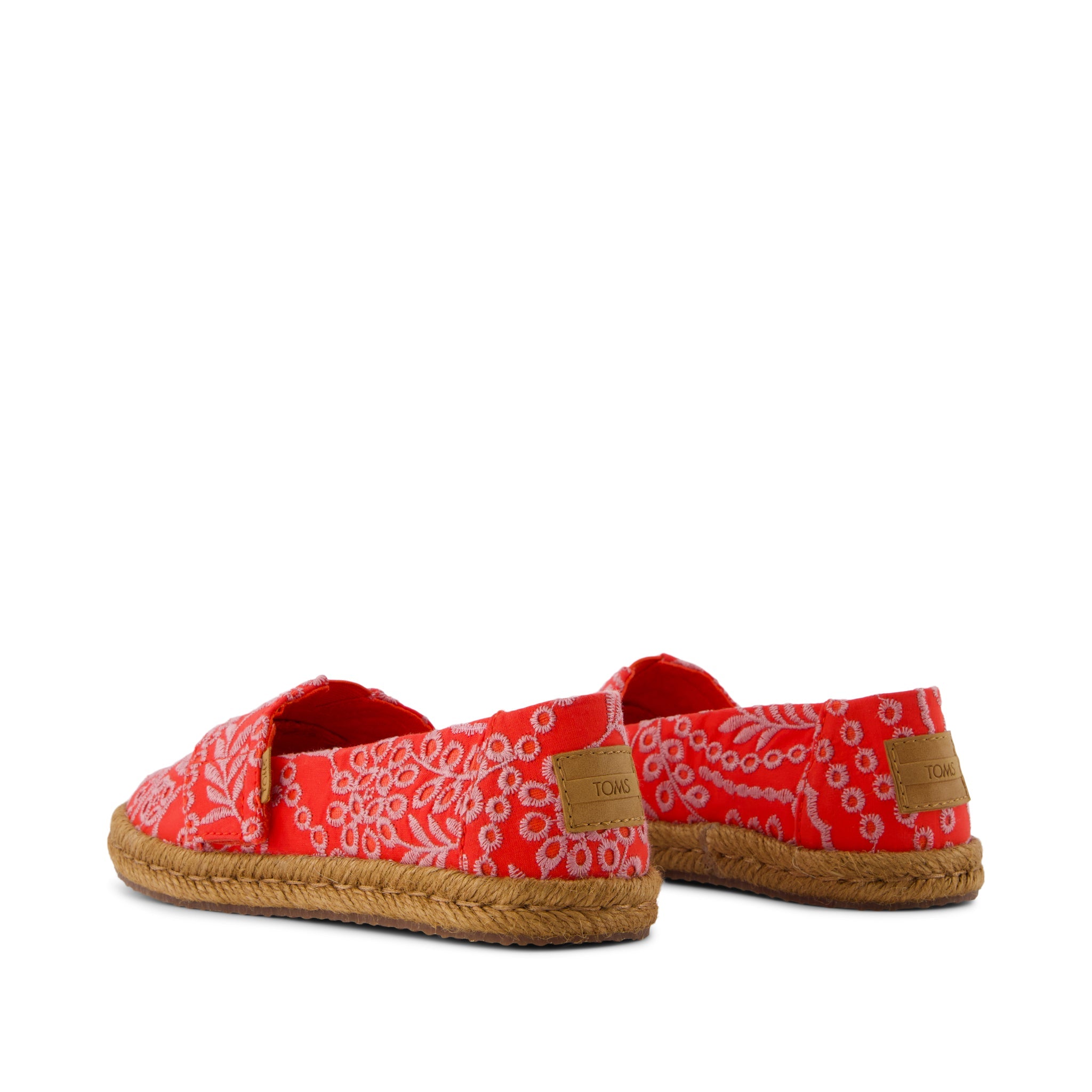 Alpargata Rope 2.0 Kids Espadrille Flame Botanical Eyelet - Image 4