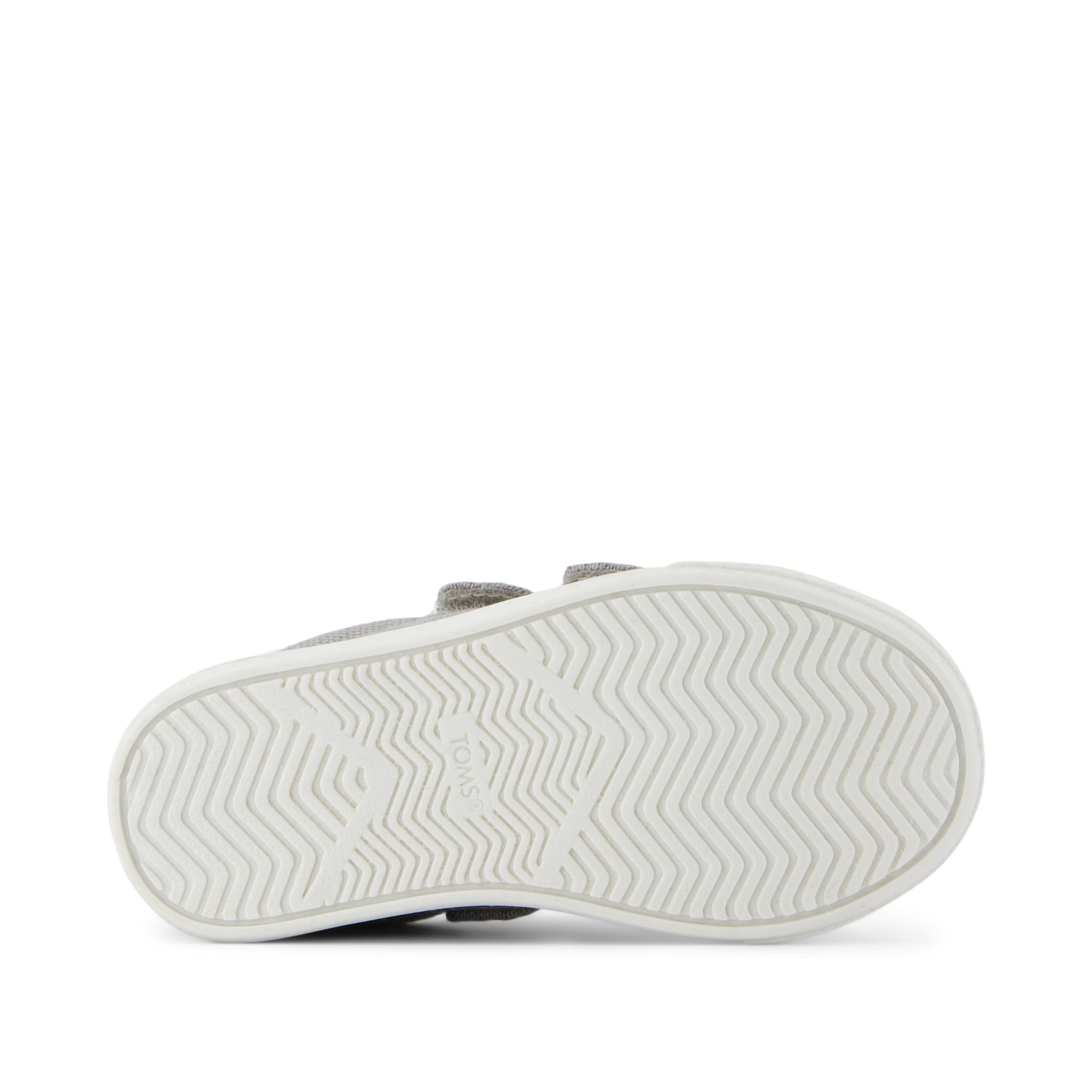 Cruz Double Strap Drizzle Grey Heritage Canvas Toddler Sneaker - Image 5