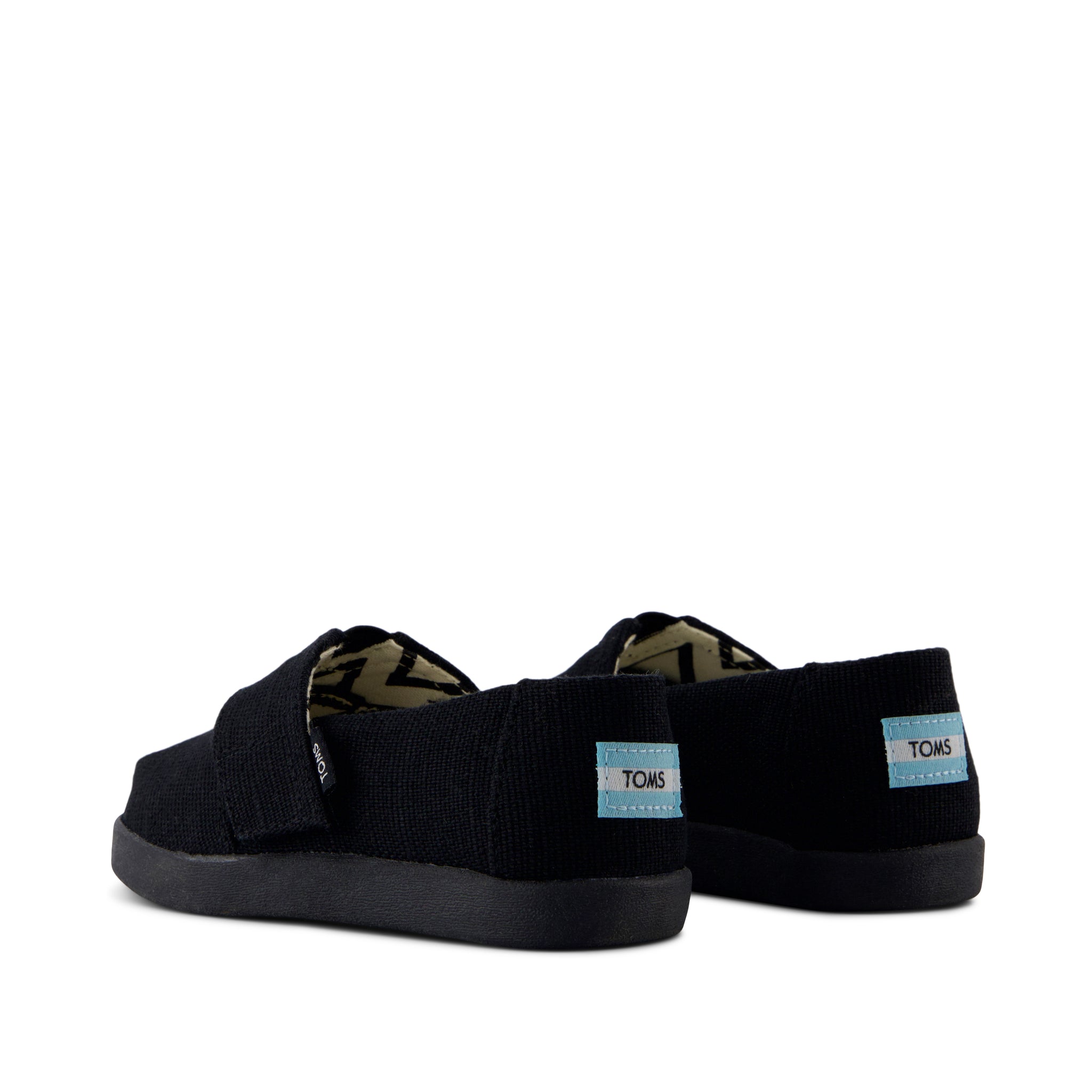 Alpargata Classic Black and Black Heritage Canvas Toddler Shoe - Image 3