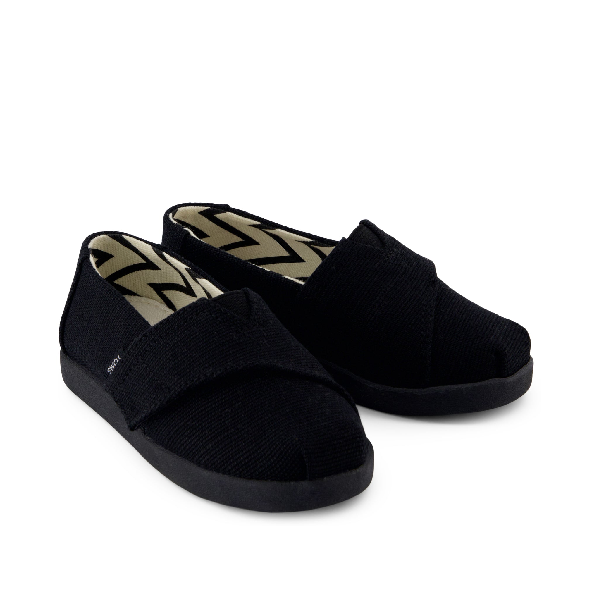 Alpargata Classic Black and Black Heritage Canvas Toddler Shoe - Image 2