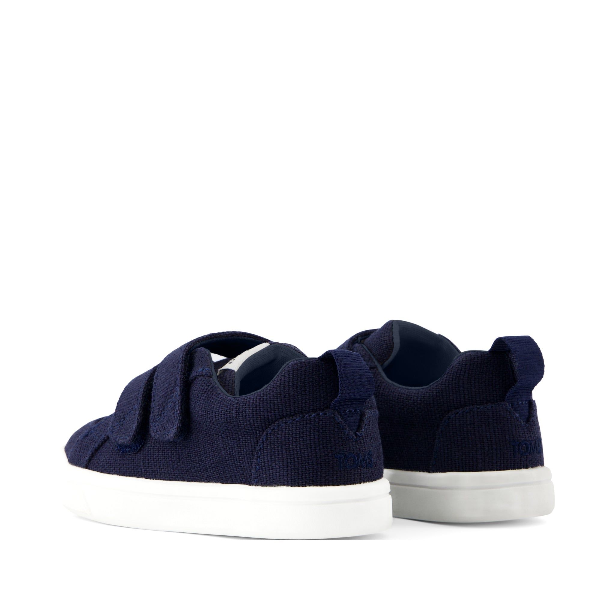 Cruz Double Strap Navy Heritage Canvas Toddler Sneaker - Image 5