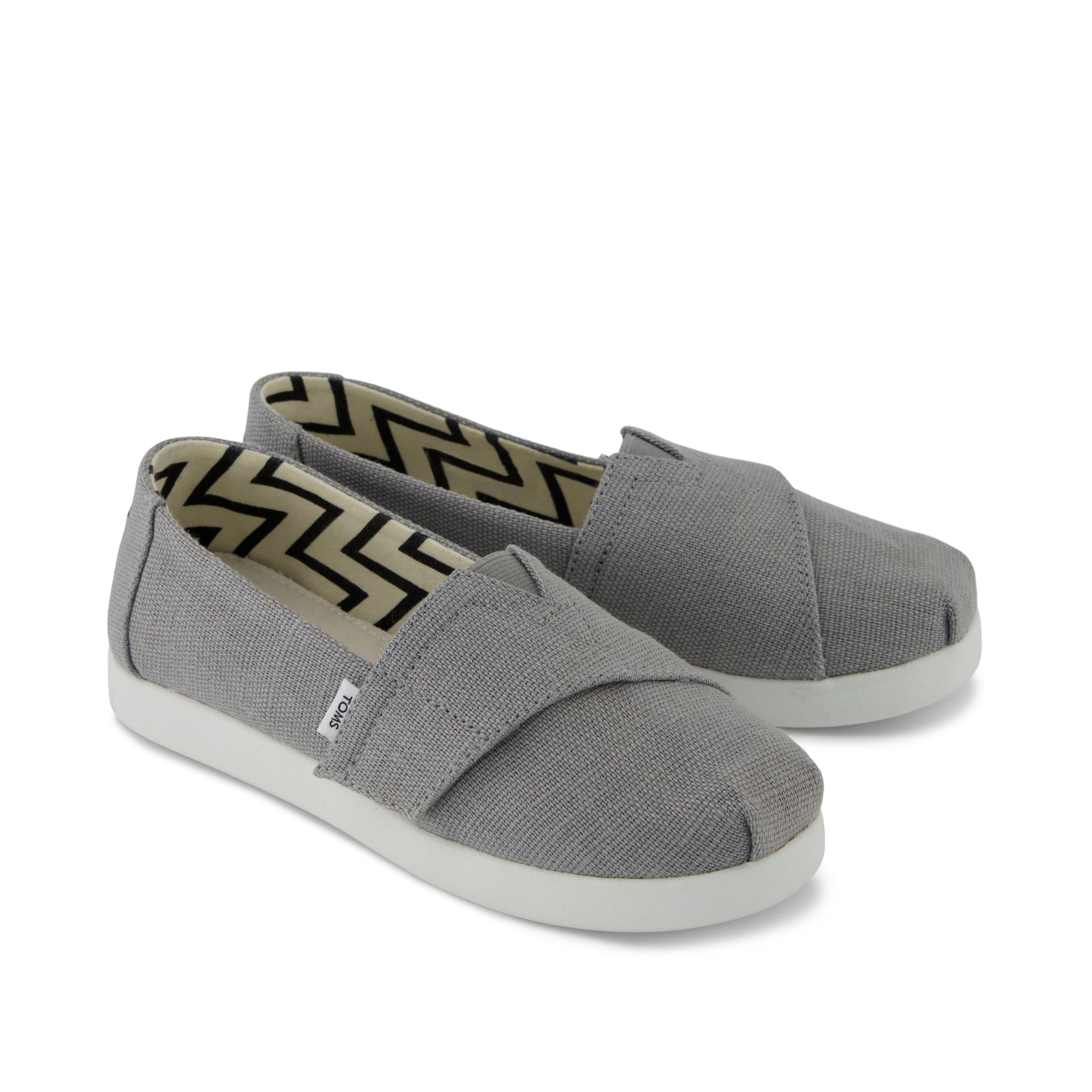 Alpargata Classic Drizzle Grey Heritage Canvas Toddler Shoe - Image 2