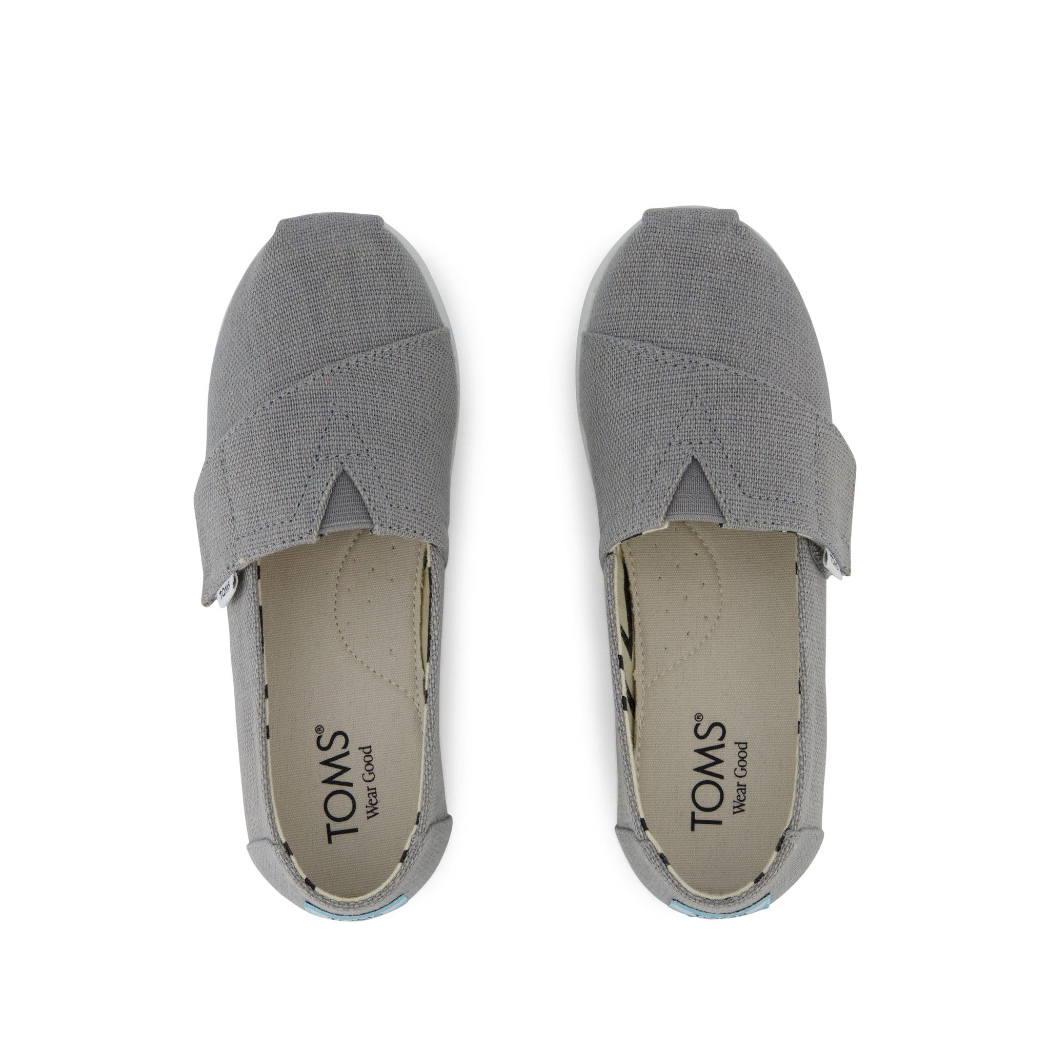 Alpargata Classic Drizzle Grey Heritage Canvas Toddler Shoe - Image 5