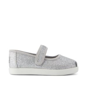 Nora Mary Jane Silver Iridescent Glimmer Toddler Shoe