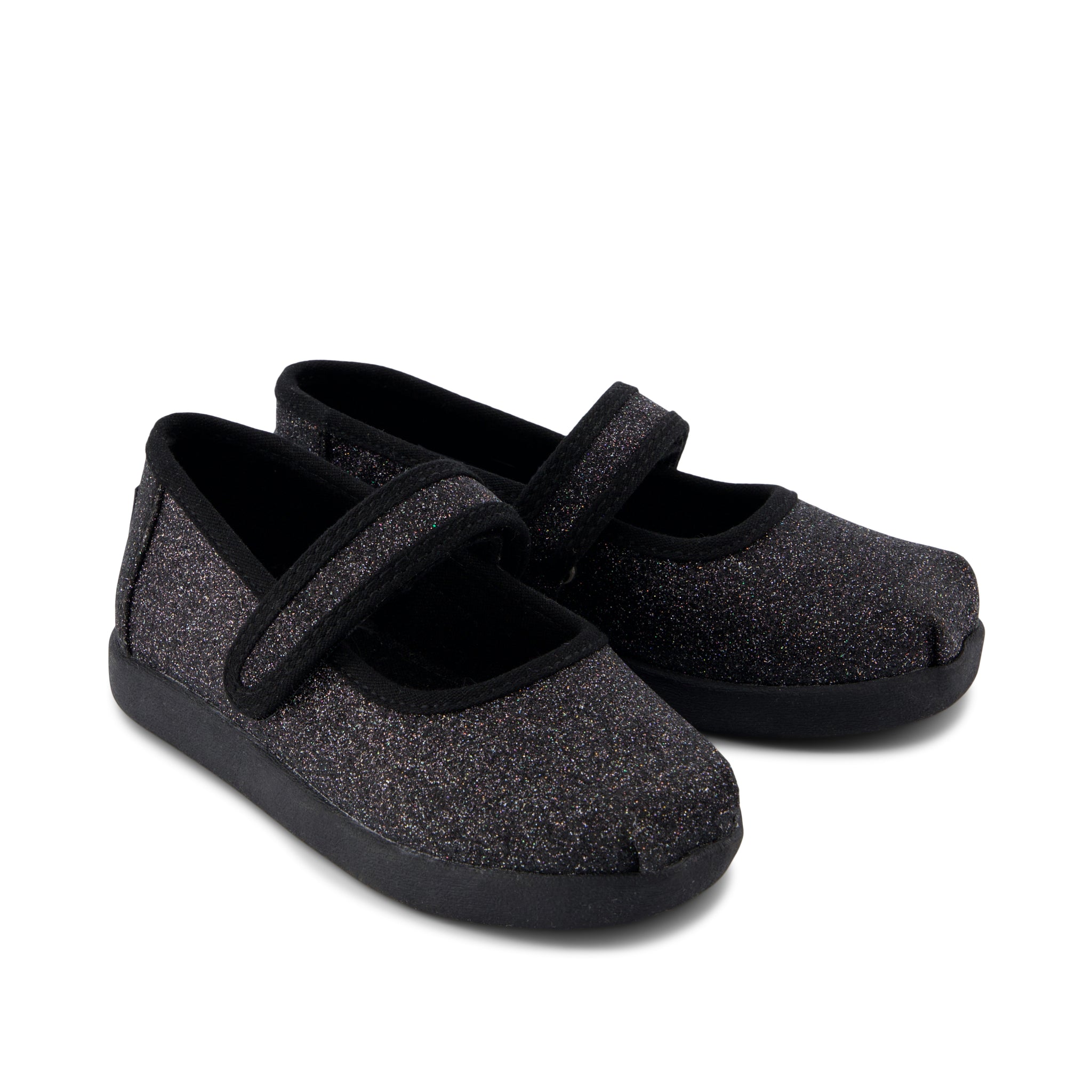 Nora Mary Jane Black Iridescent Glimmer Toddler Shoe - Image 2