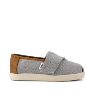 Alpargata Classic Toddler Shoe Drizzle Grey Heritage Canvas and PU Trim