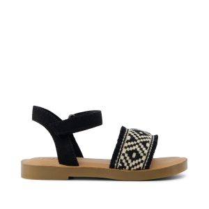 Remi Ankle Strap Toddler Sandal Black Diamond Global Strap