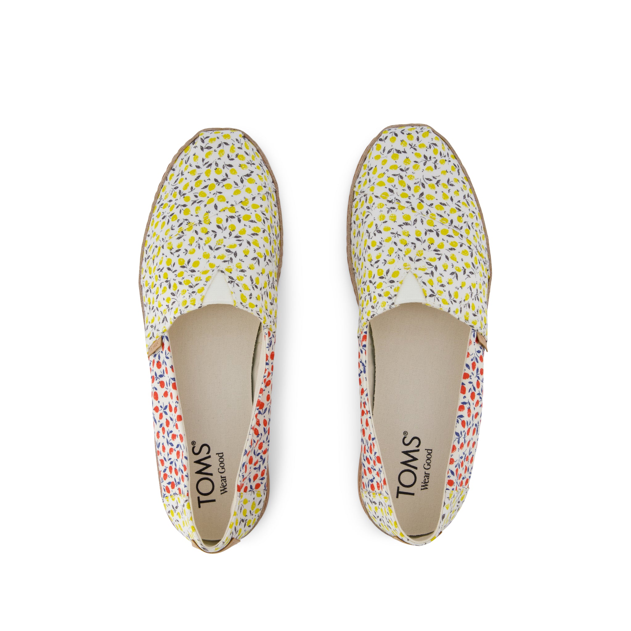 Alpargata Leather Wrap Yellow Multi Liberty Print - Image 5