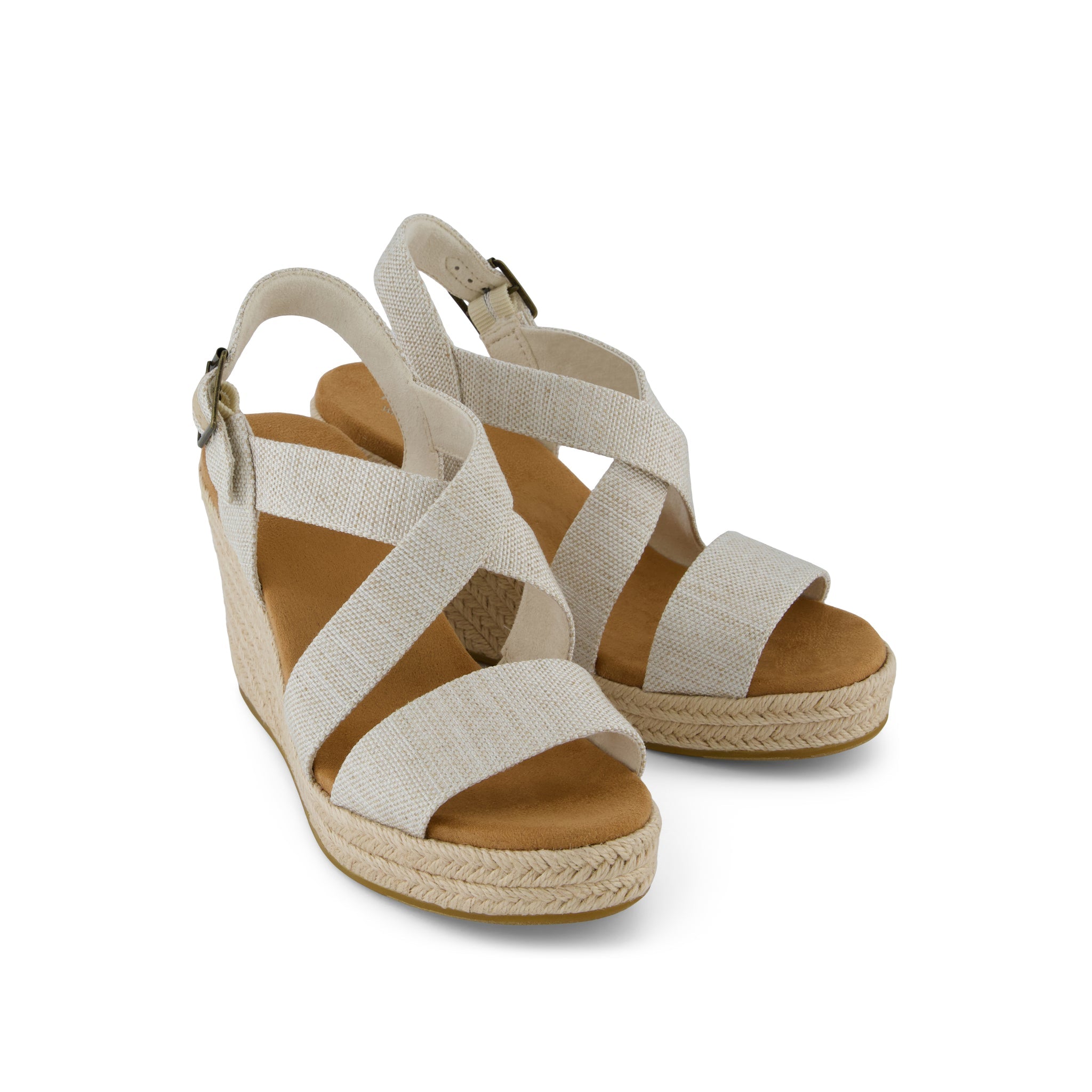 Alondra Wedge Sandal Natural Yarn Dye - Image 2
