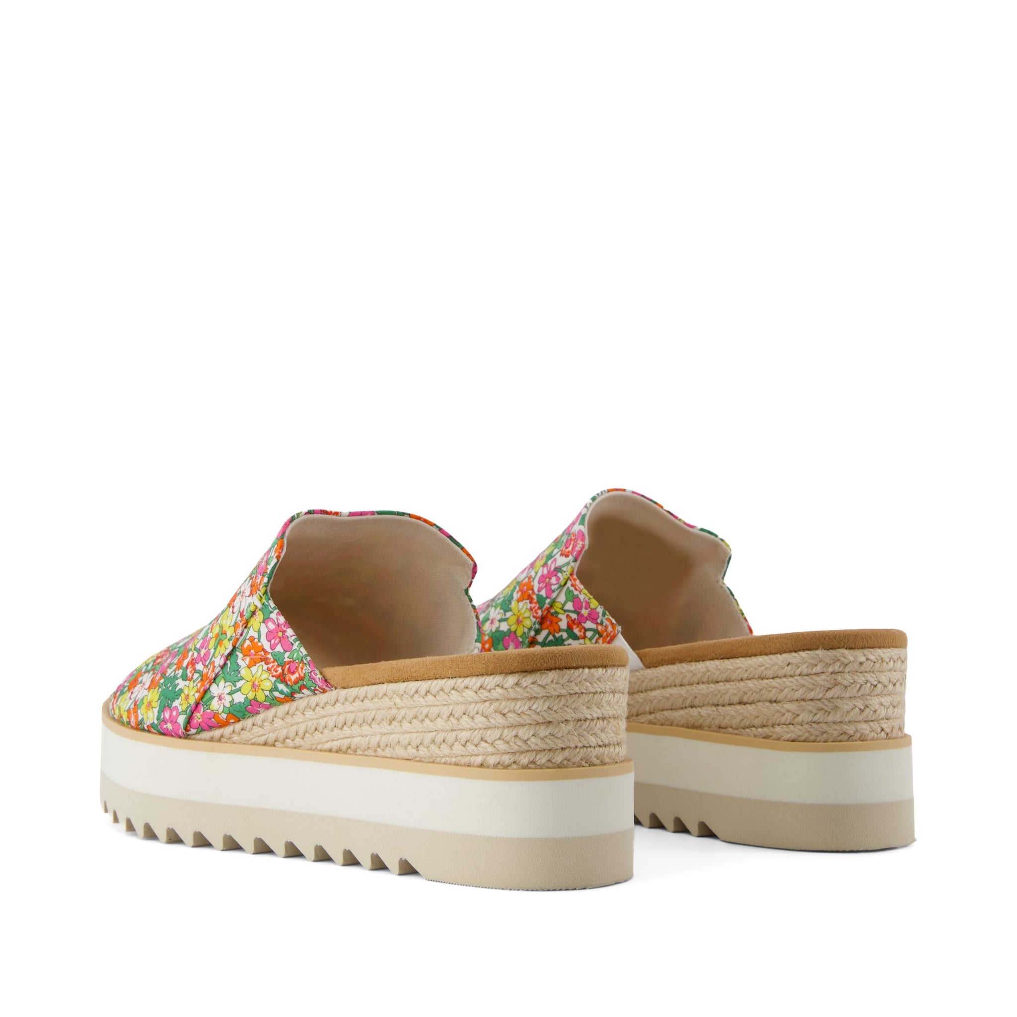 Diana Mule Roses Liberty Print Wedge Sandal - Image 4