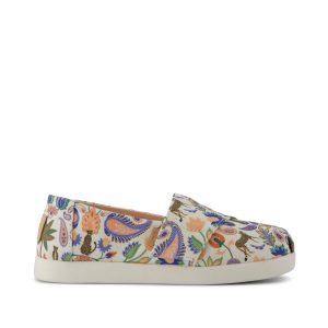 Alpargata Classic Kids Shoe Egret Cheetah Paisley Print