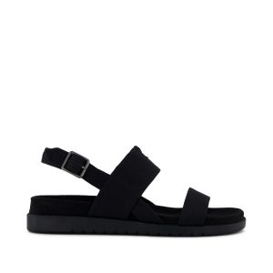 Marin Strap Sandal Black Heavy Canvas