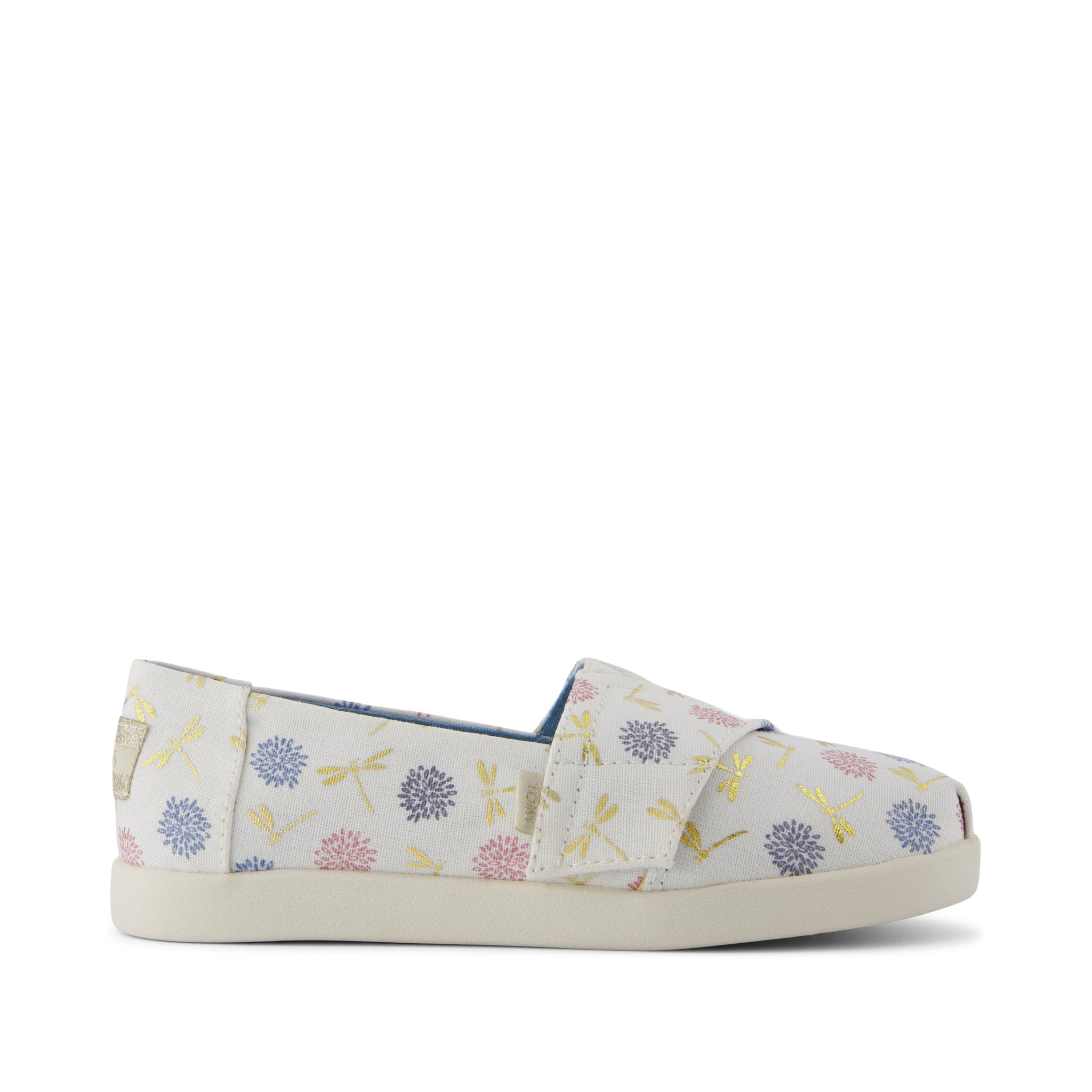 Alpargata Classic Kids Shoe Egret Dragonflies Printed Canvas