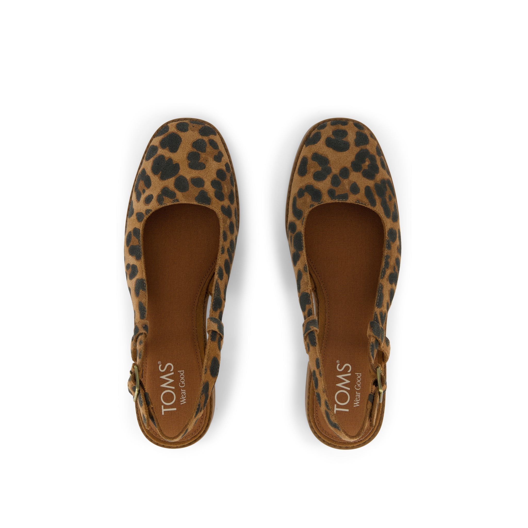 Womens Jaclyn Slingback Heel Brown Sugar Leopard Print Suede - Image 7