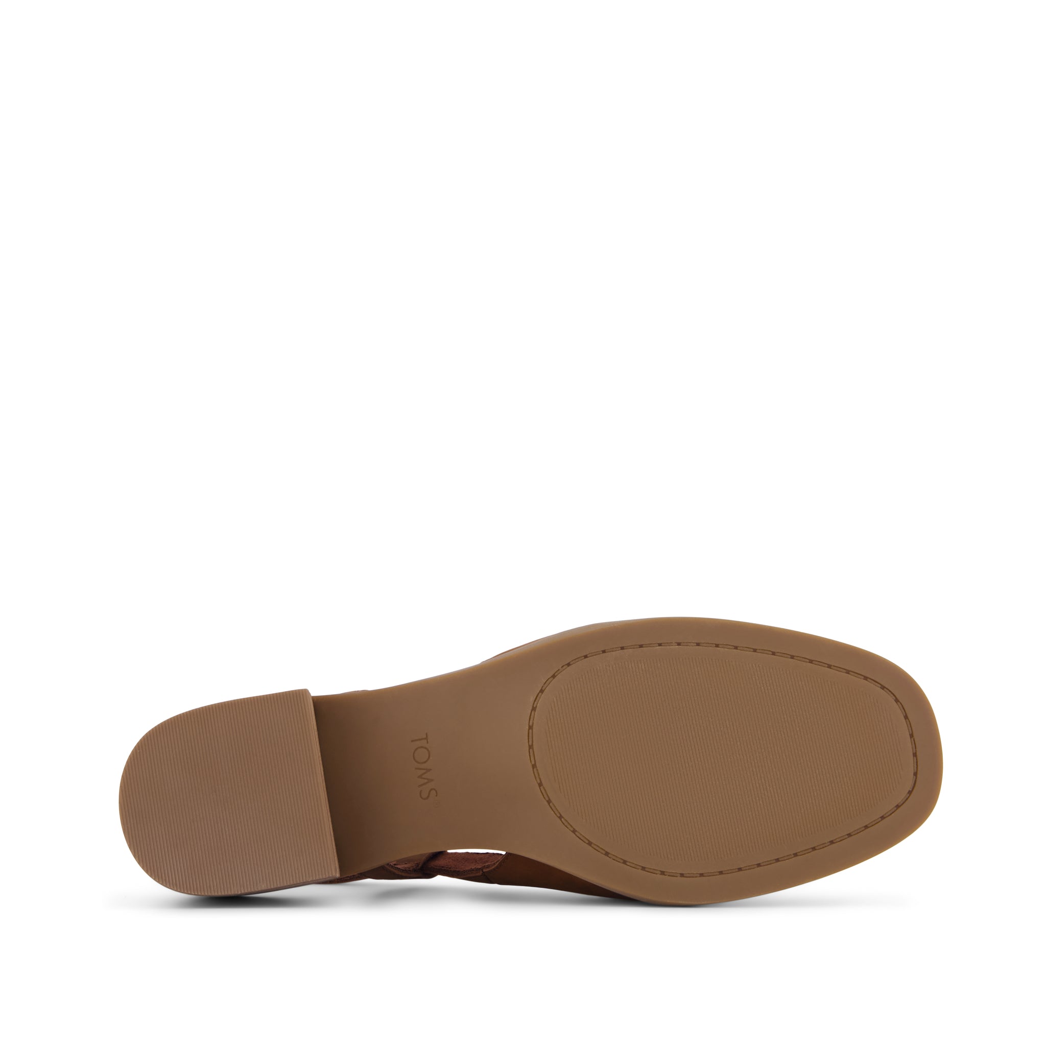 Womens Jaclyn Slingback Heel Amber Brown Nubuck Leather - Image 5