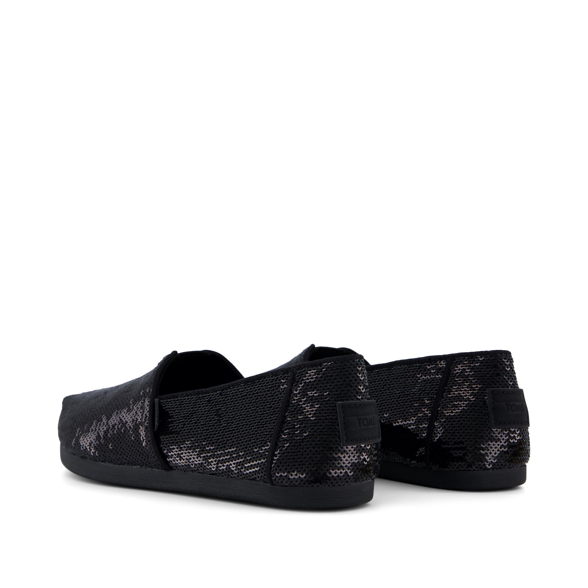 Womens Alpargata Classic Black Metallic Sequins - Image 4