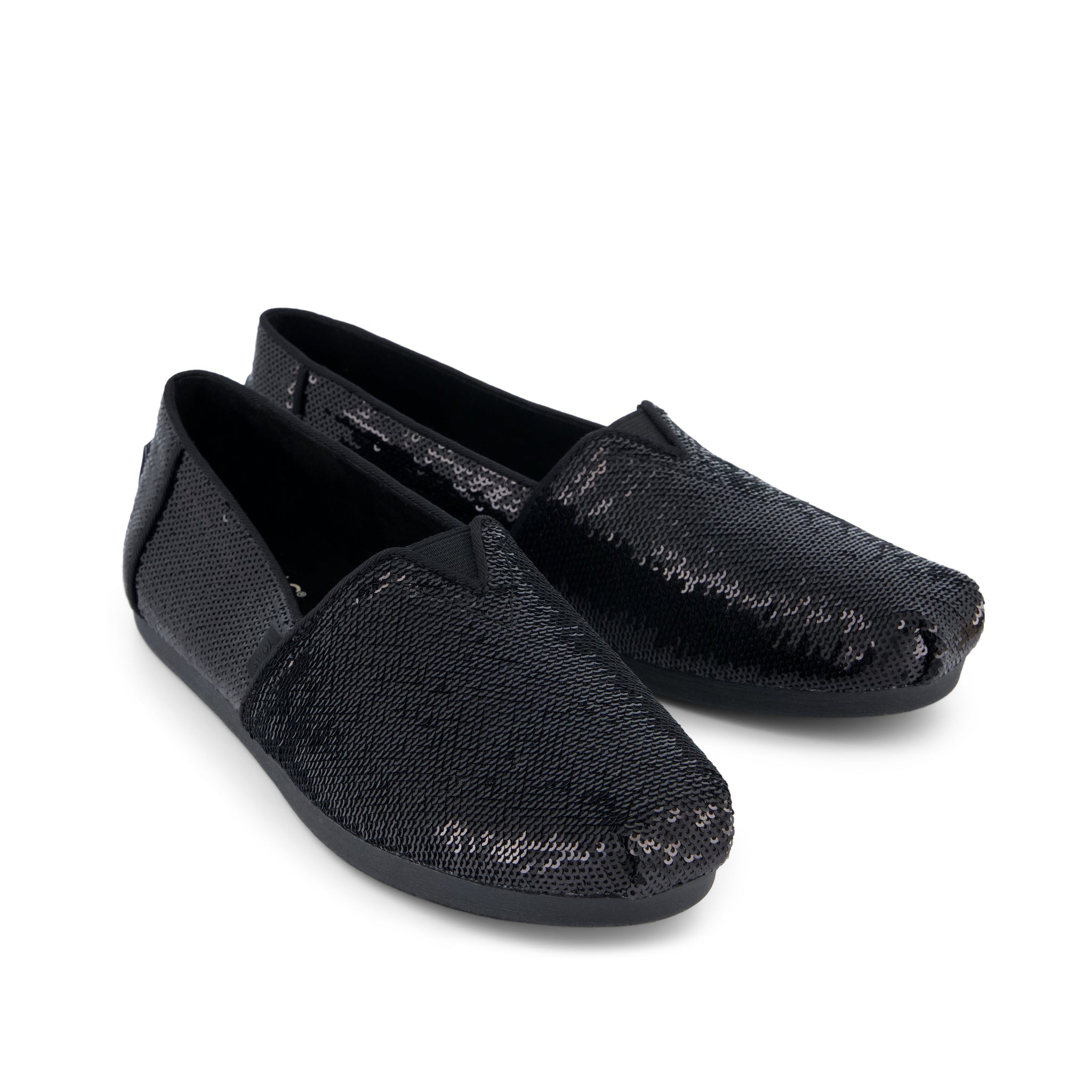 Womens Alpargata Classic Black Metallic Sequins - Image 3