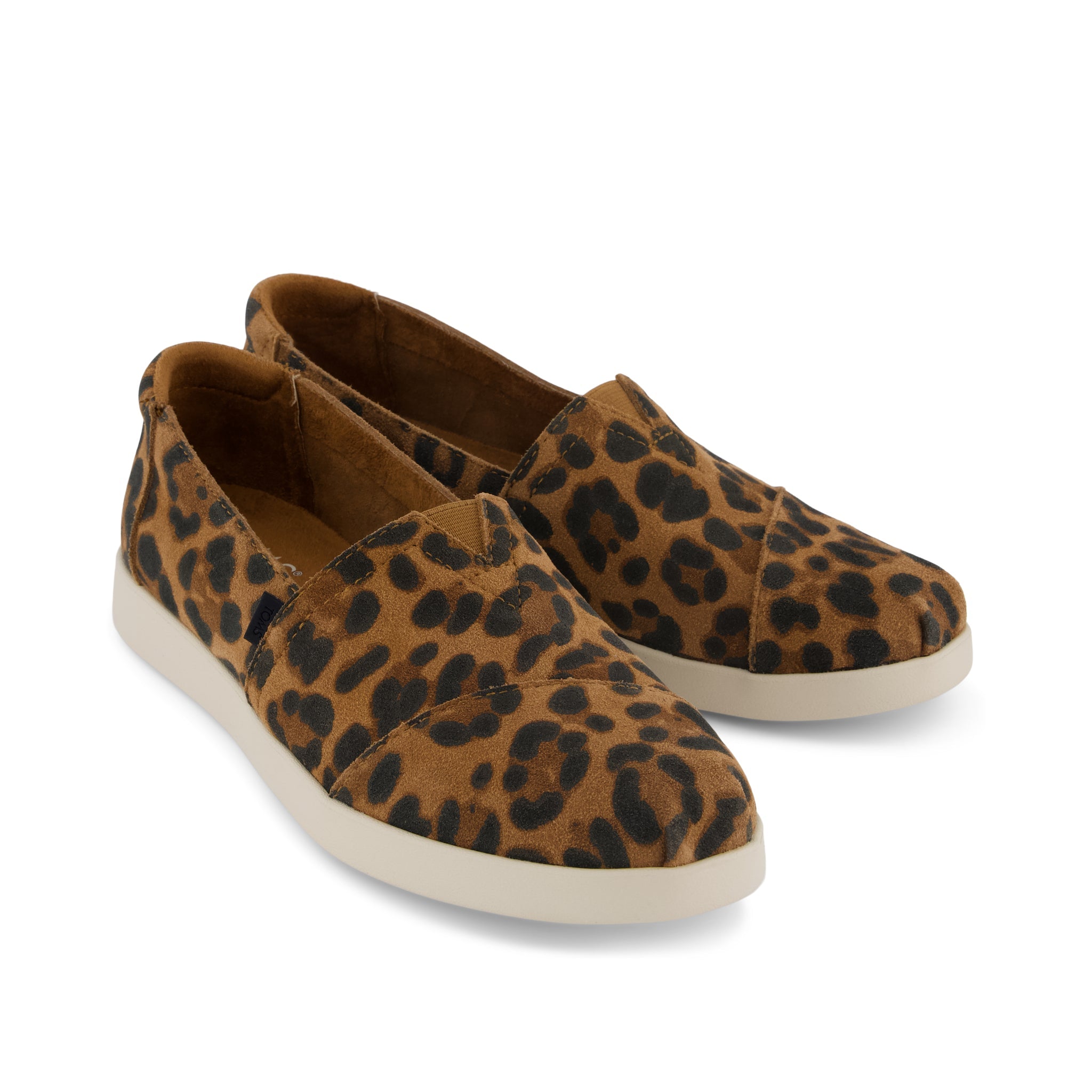 Womens Alpargata Plus Brown Sugar Leopard Print Suede - Image 4