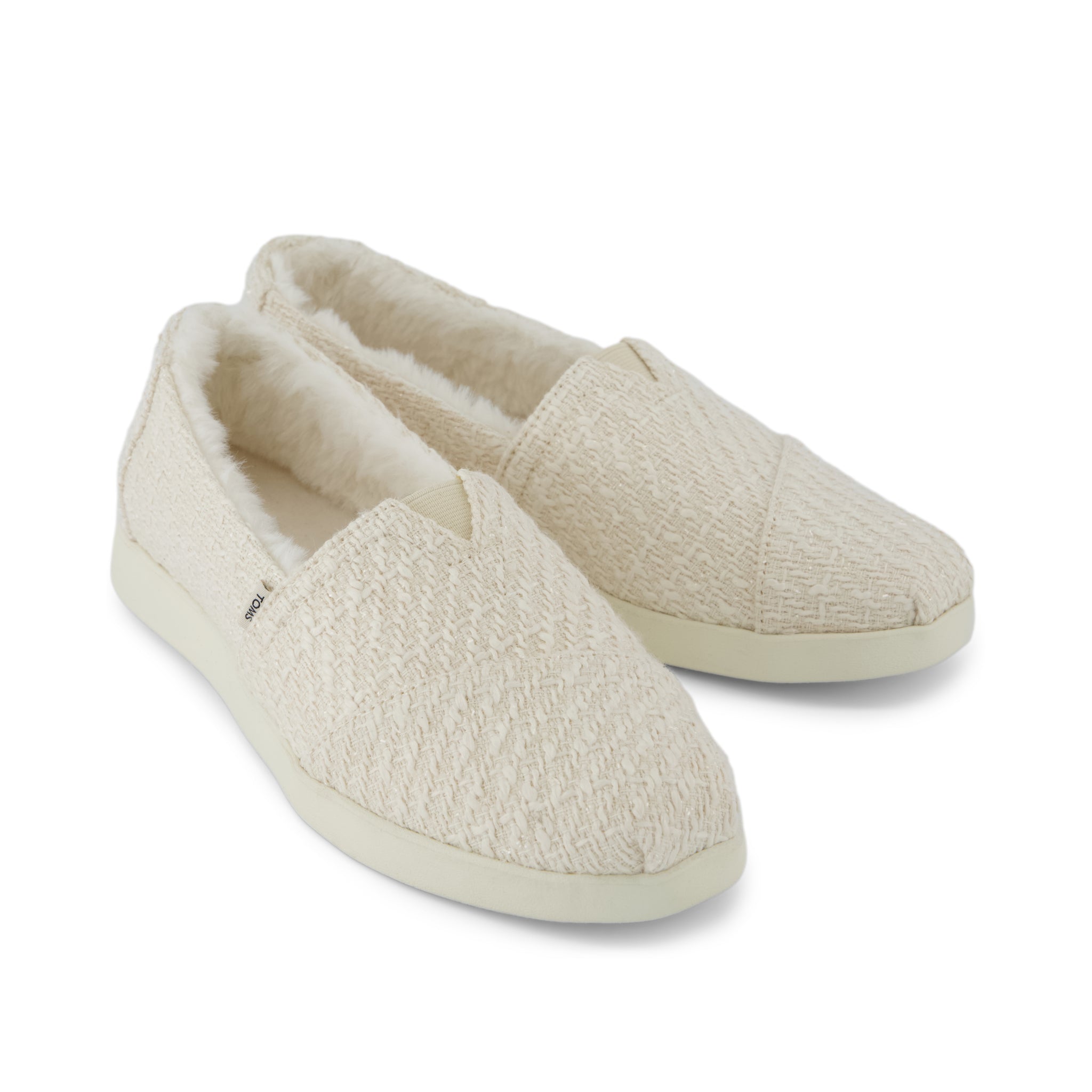 Womens Alpargata Plus Light Sand Metallic Faux Fur - Image 4