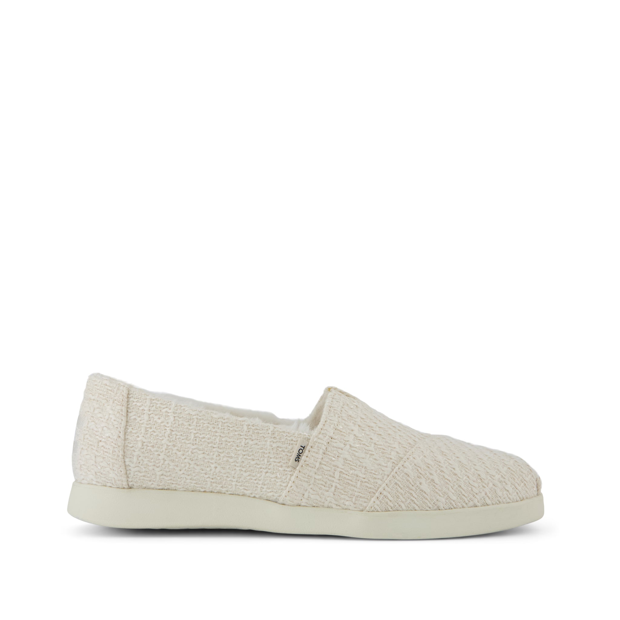 Womens Alpargata Plus Light Sand Metallic Faux Fur