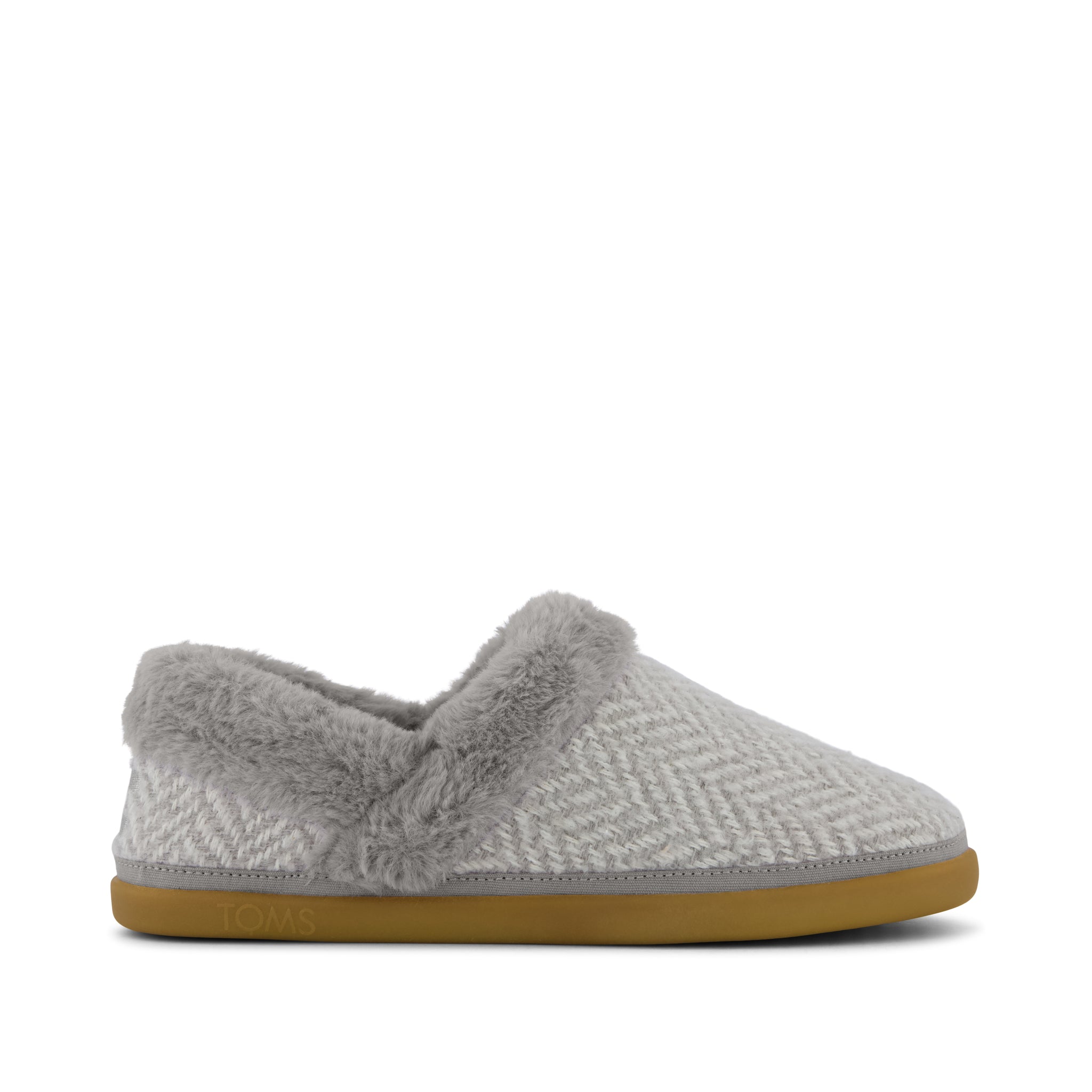 Womens Oslo Convertible Slipper Drizzle Grey Herringbone