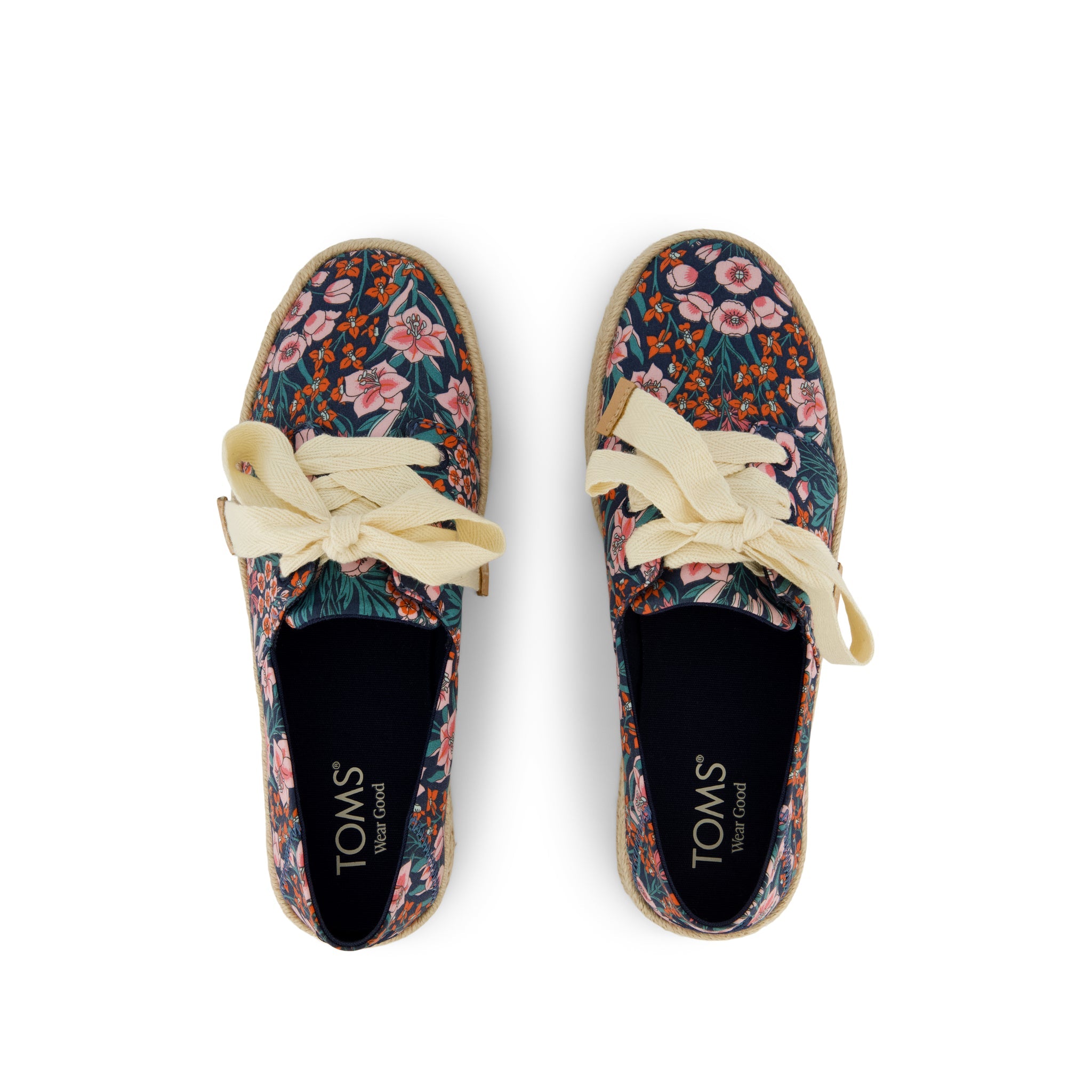 Carolina Lace-Up Espadrille Dark Teal Mountain Primrose - Image 7